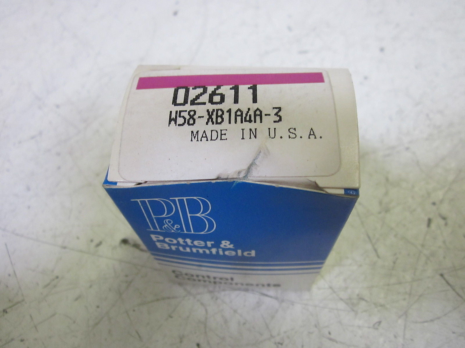 POTTER & BRUMFIELD W58-XB1A4A-3 PUSH-RESET CIRCUIT BREAKER 3A 250V *NEW IN BOX*