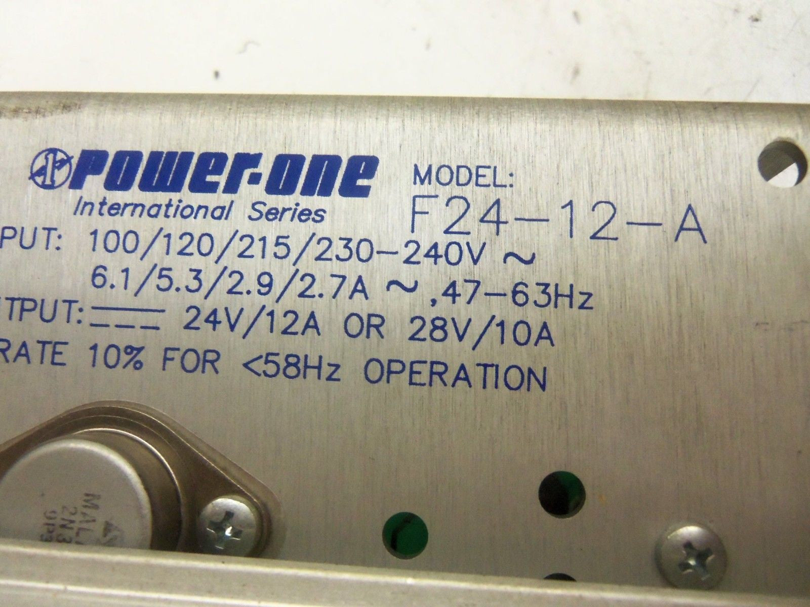 POWER-ONE F24-12-A *USED*