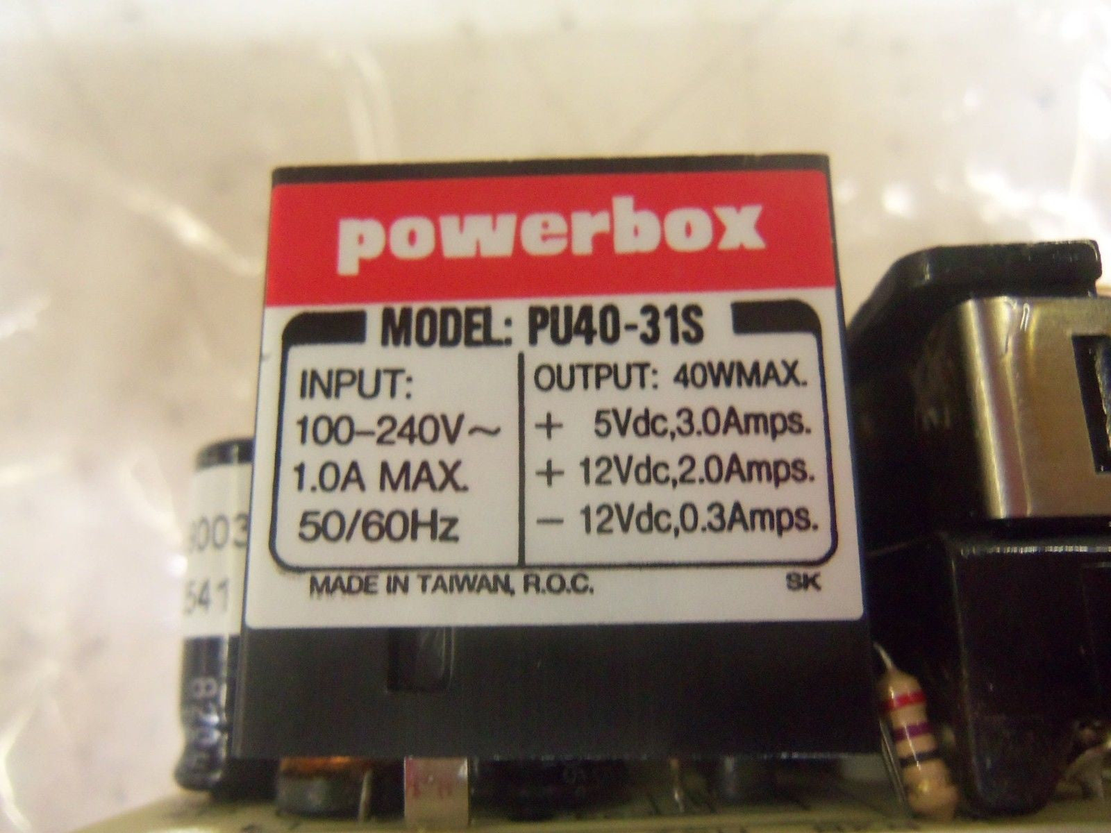 POWERBOX PU40-31S *USED*