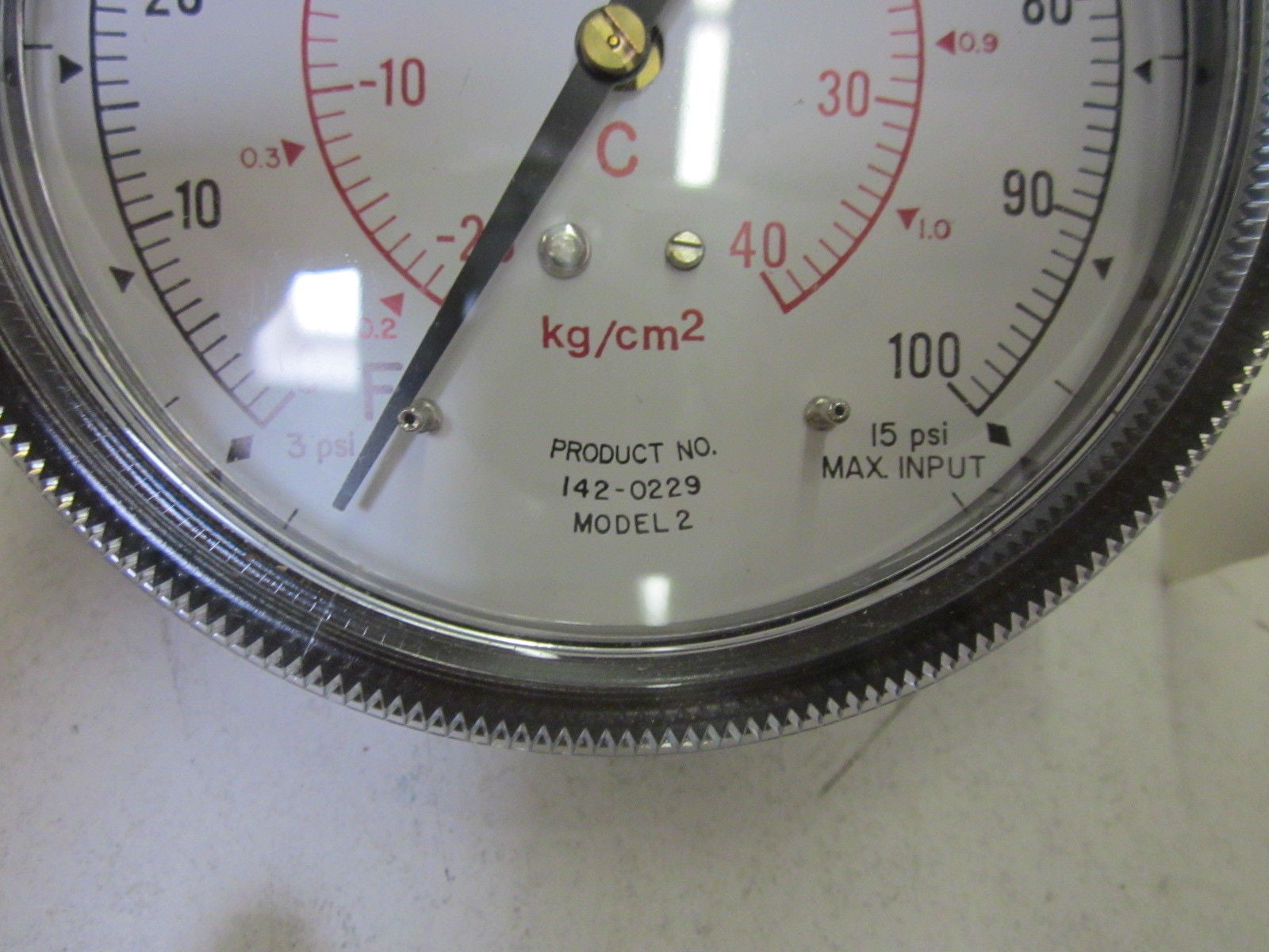 POWERS 142-0229 MODEL 2 PRESSURE GAUGE *NEW IN BOX*