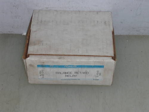 POWERS BALANCE RETARD RELAY 243-0010 *NEW IN BOX*