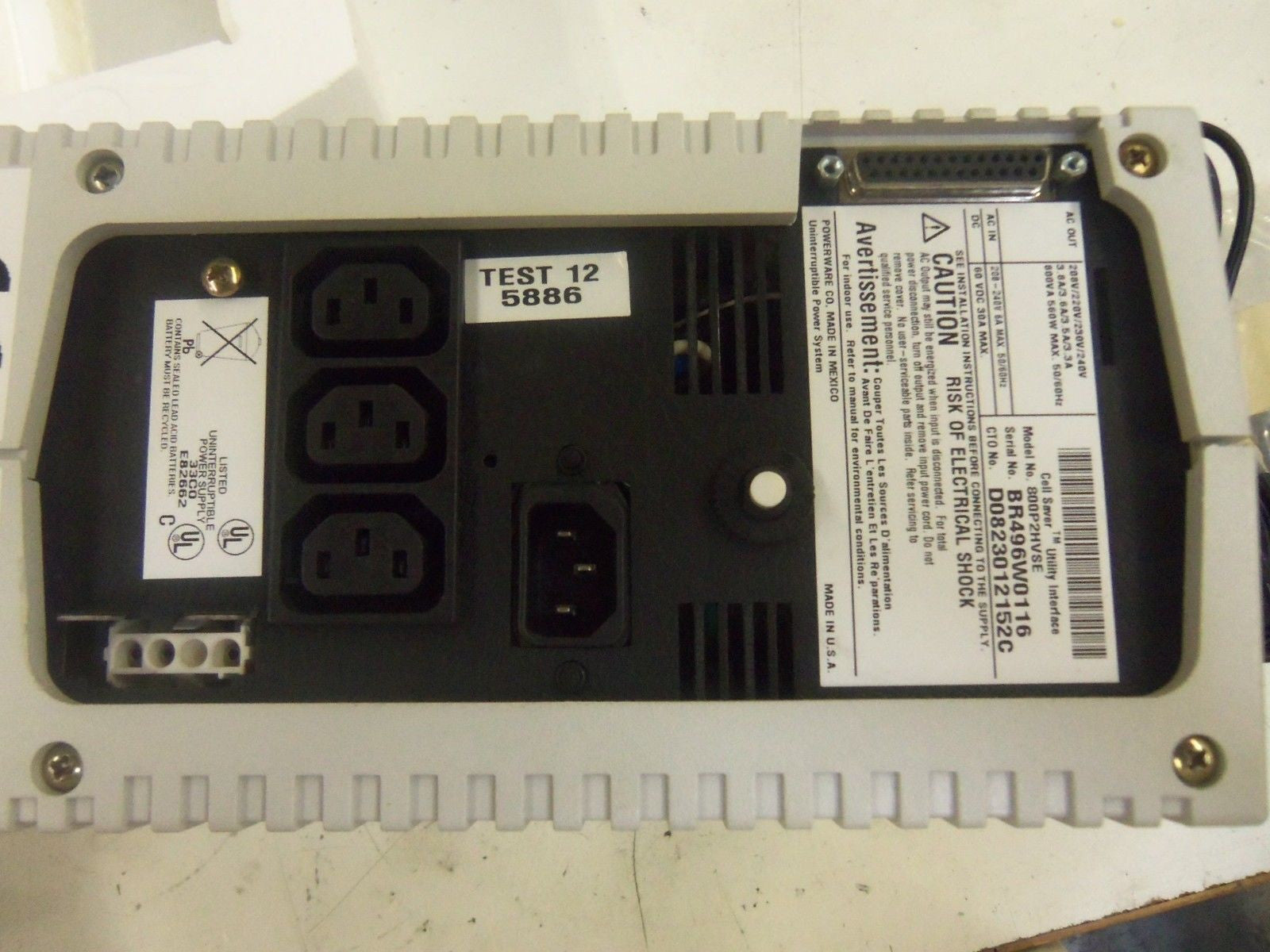 POWERWARE 800P2HVSE *NEW IN BOX*