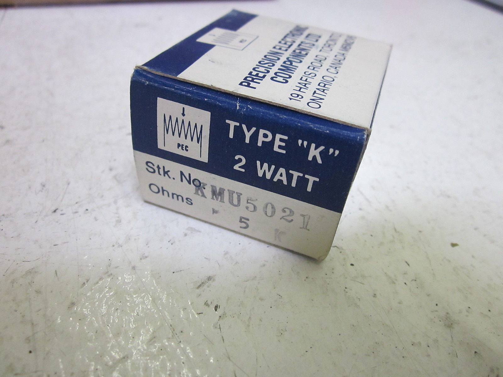 PRECISION ELECTRONICS KMU5021 POTENTIOMETER 5K *NEW IN BOX*