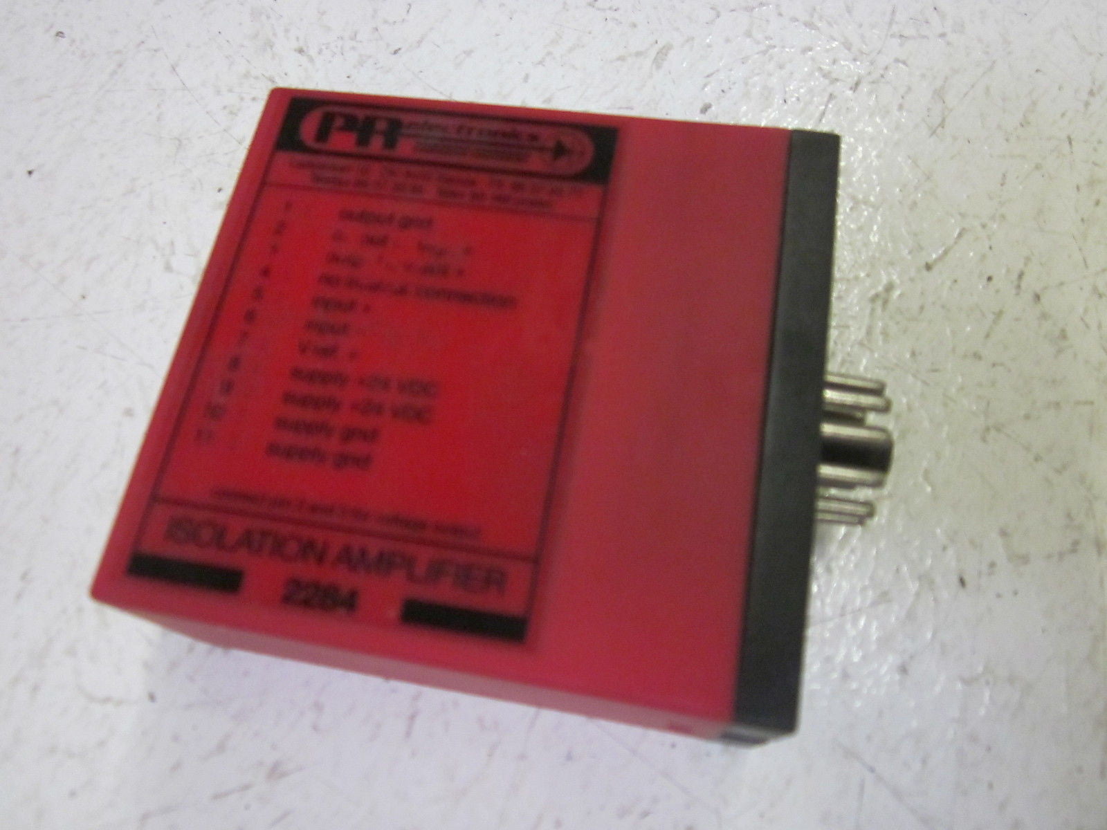 PR ELECTRONICS 2284 ISOLATION AMPLIFIER  *USED*