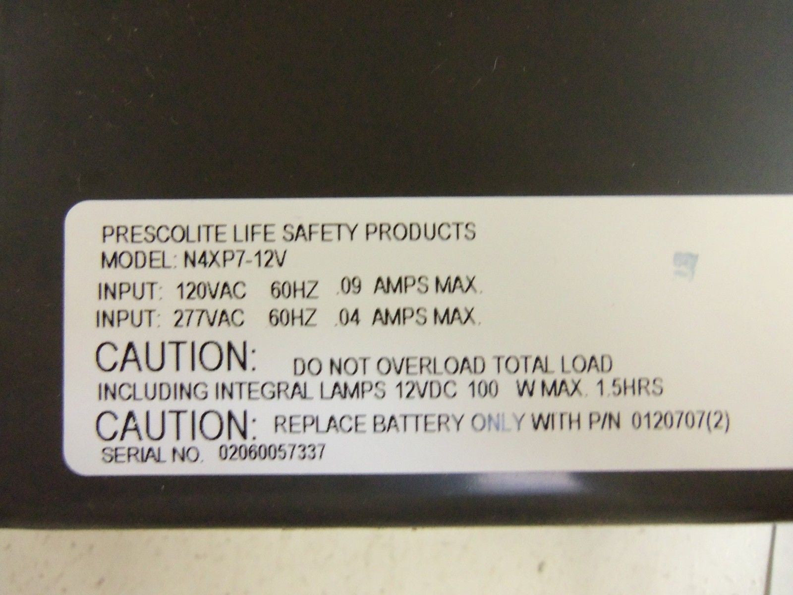 PRESC-LITE N4XP7-12V DUAL LIGHT *NEW IN BOX*