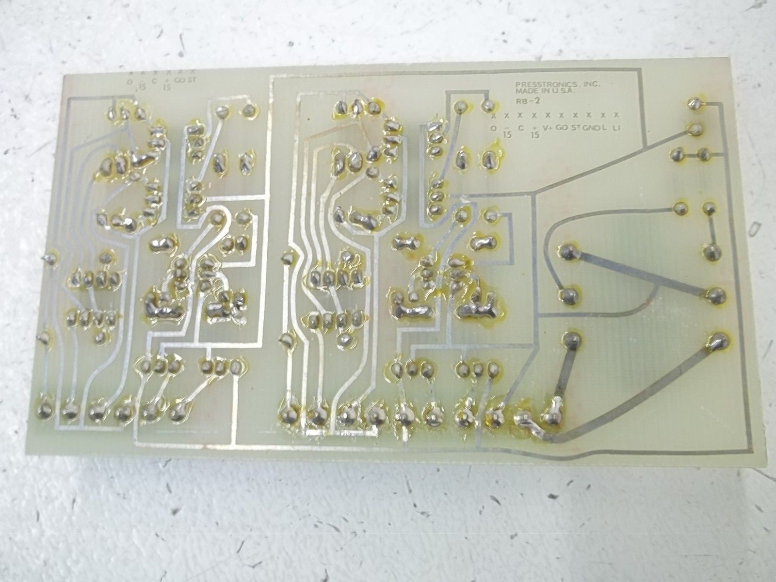 PRESSSTRONICS INC BOARD RB-2 *USED*