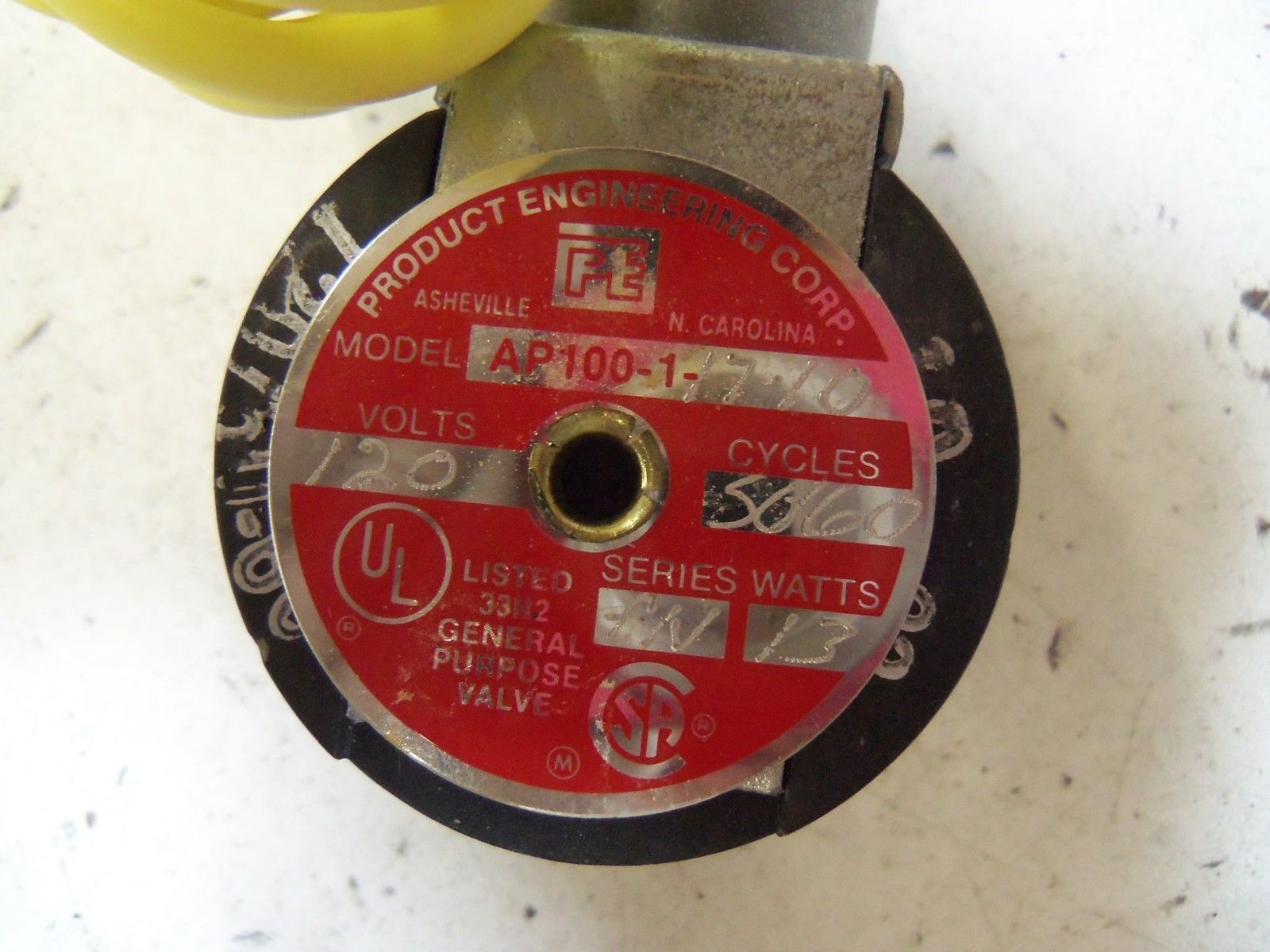 PRODUCT ENGINEERING CORP. AP100-1-17-10 *USED*