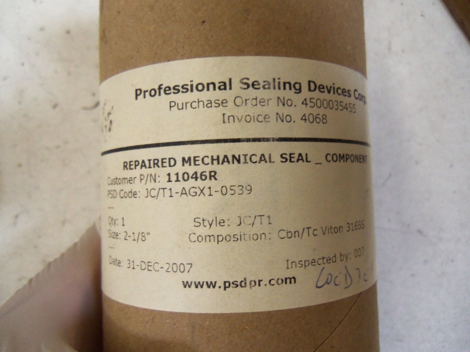 PROFESSIONAL SEALING DEVICES CORP. 11046R *NEW IN BOX*