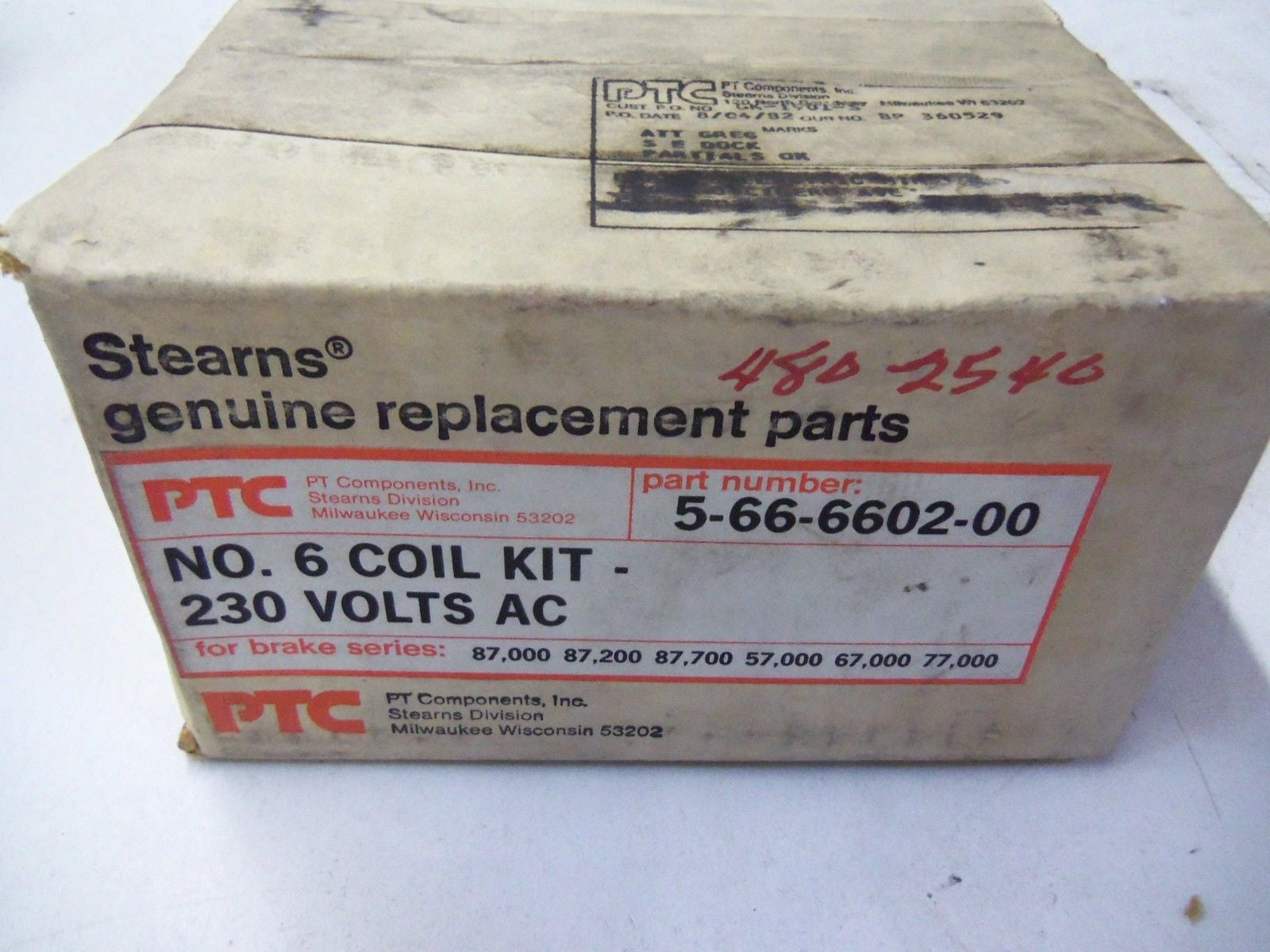 PTC 5-66-6602-00 *FACTORY SEALED*
