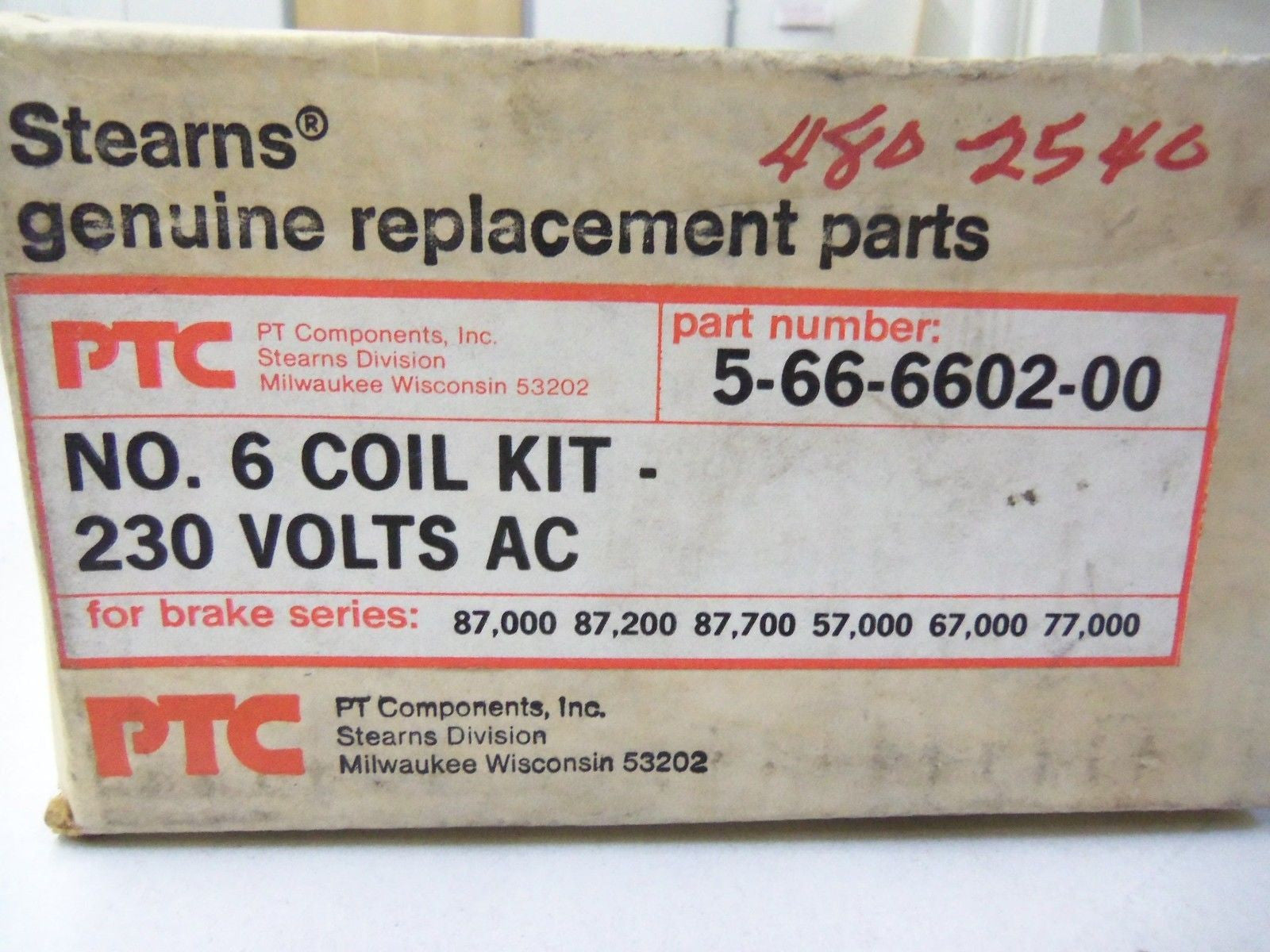 PTC 5-66-6602-00 *FACTORY SEALED*