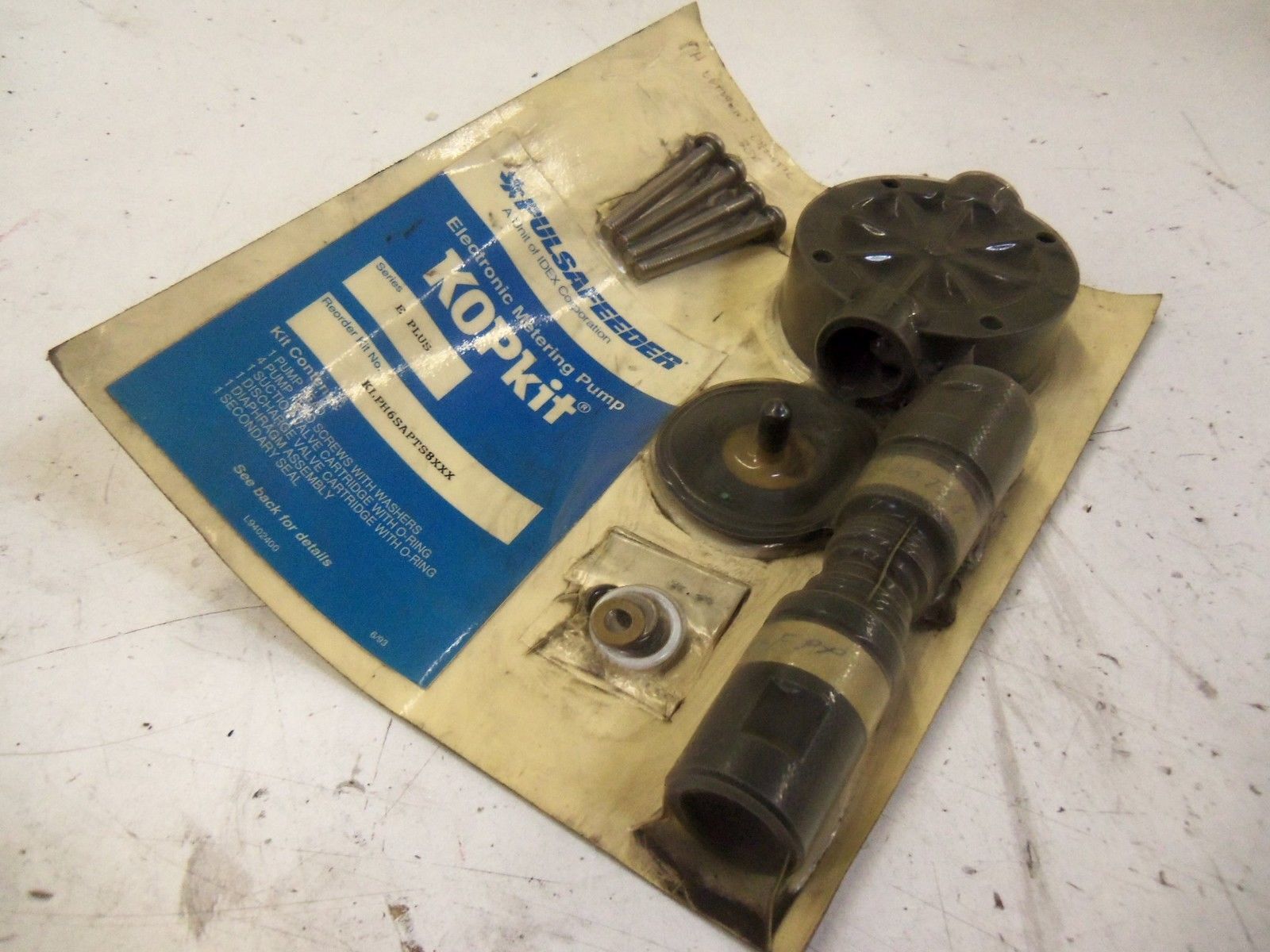 PULSAFEEDER KLPH6SAPTS8XXX METERING PUMP KOPKIT *NEW IN ORIGINAL PACKAGE*