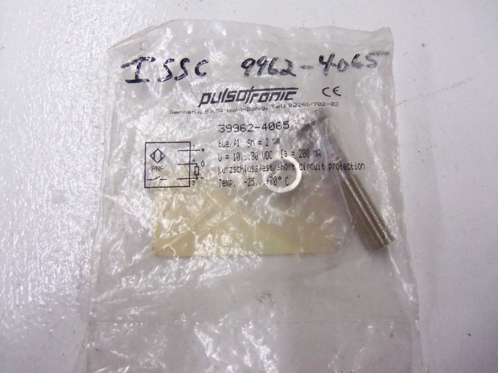 PULSOTRONIC 39962-4065 *NEW IN FACTORY BAG*