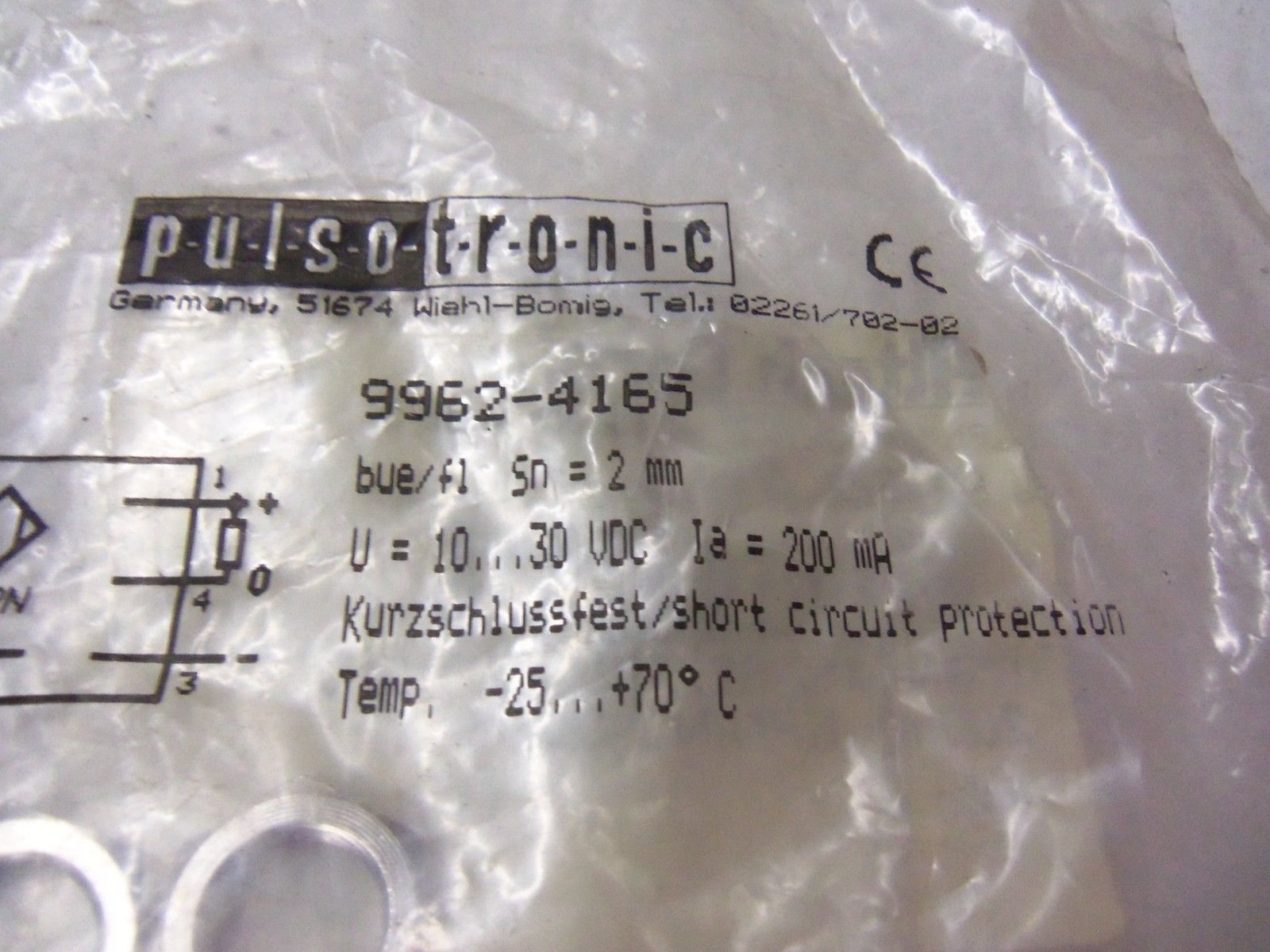 PULSOTRONIC 9962-4165 *NEW IN FACTORY BAG*