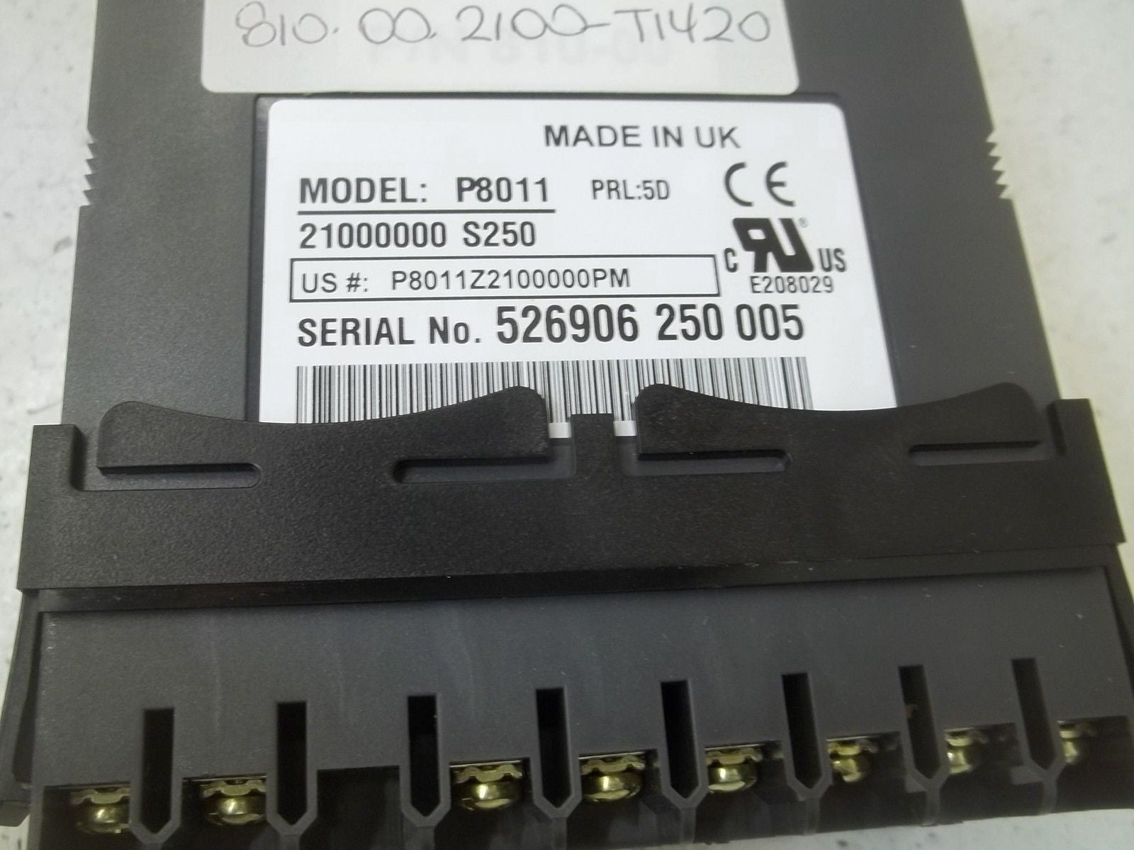 PYRO MATION INC. P8011Z2100000PM TEMPERATURE CONTROLLER *NEW NO BOX*
