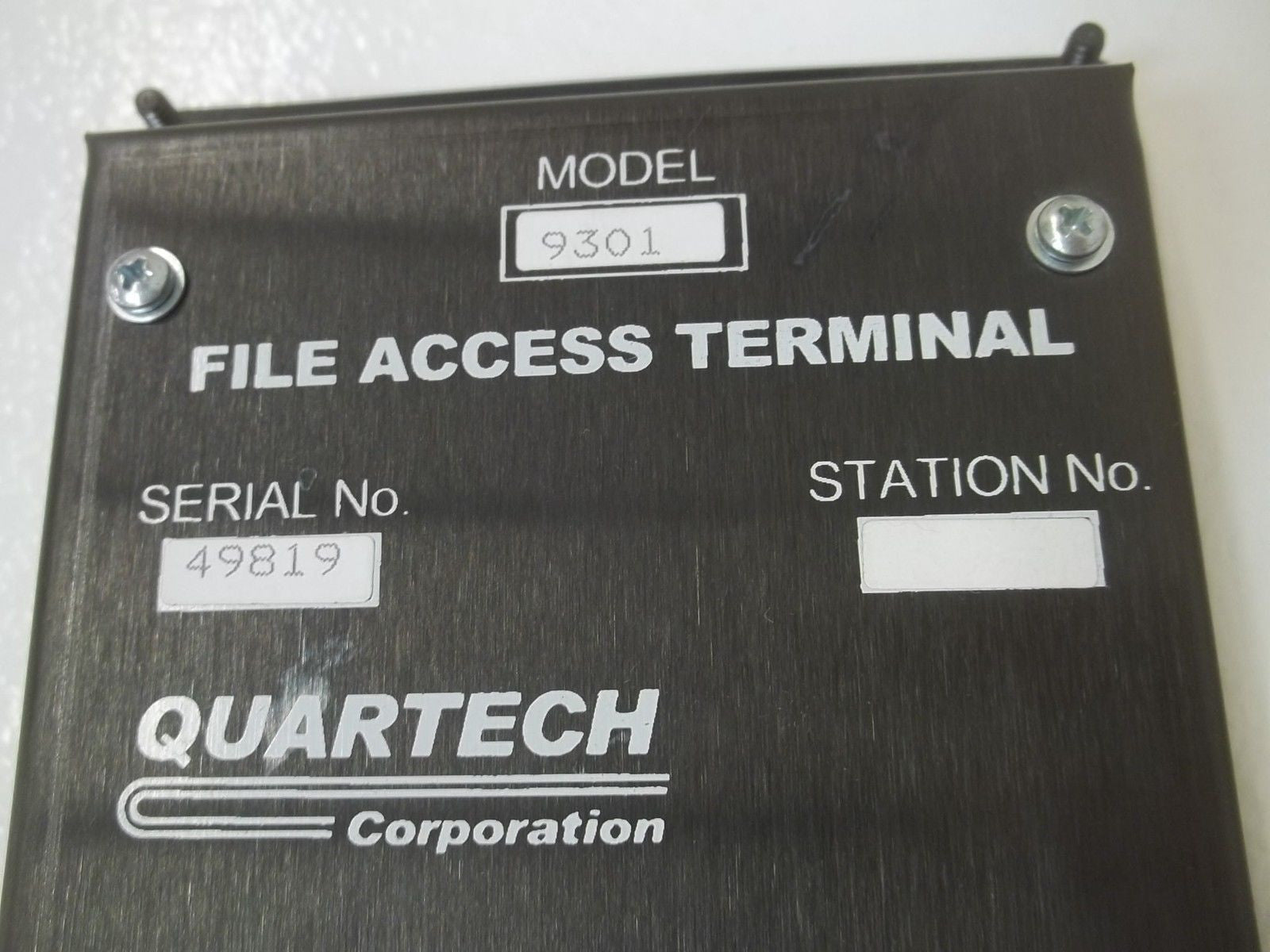 QUARTECH 9310 FILE ACCESS TERMINAL *NEW NO BOX*