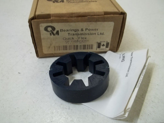 QUICK FLEX QF15BINSERT TRANSMISSION BEARING COUPLING *NEW IN BOX*