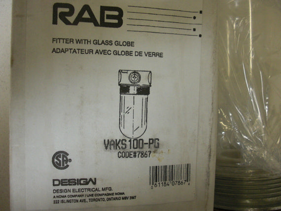 RAB VAKS-100-PG *NEW IN BOX*