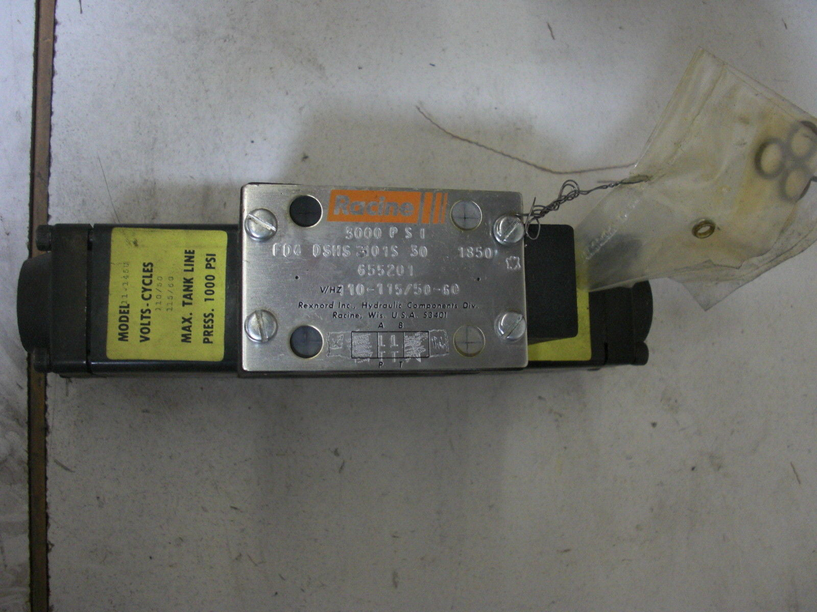 RACINE FD4 DSHS3101S301850 *USED*