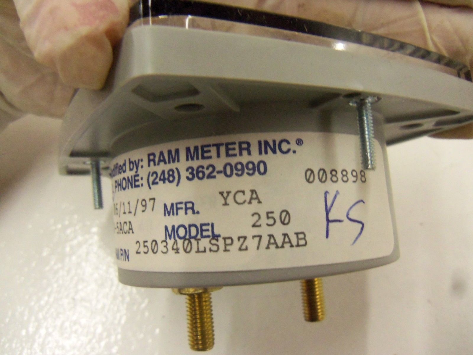 RAM METER INC. 250340LSPZAAB *NEW NO BOX*