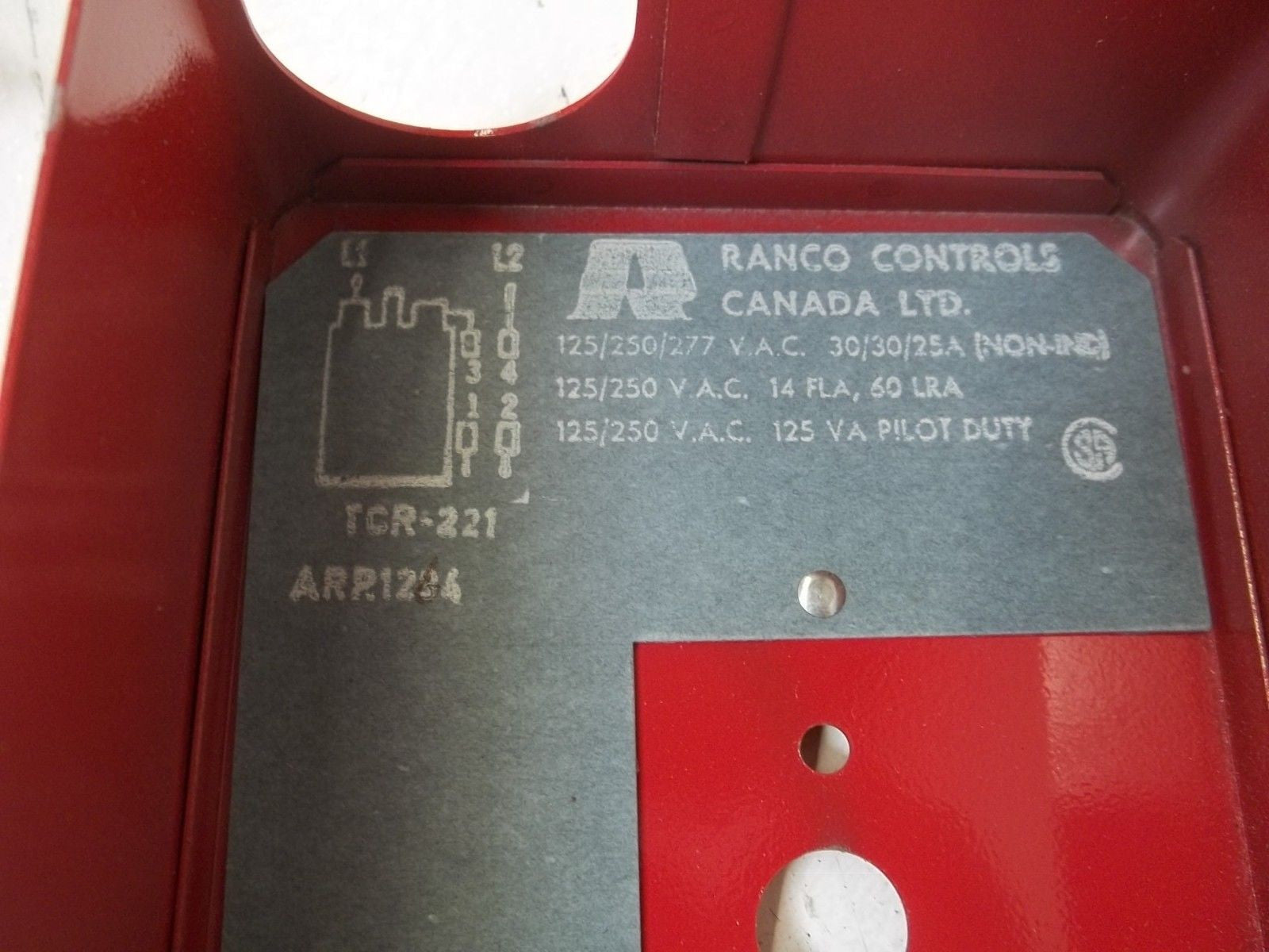 RANCO CONTROL ARR1264 THERMOSTAT *USED*