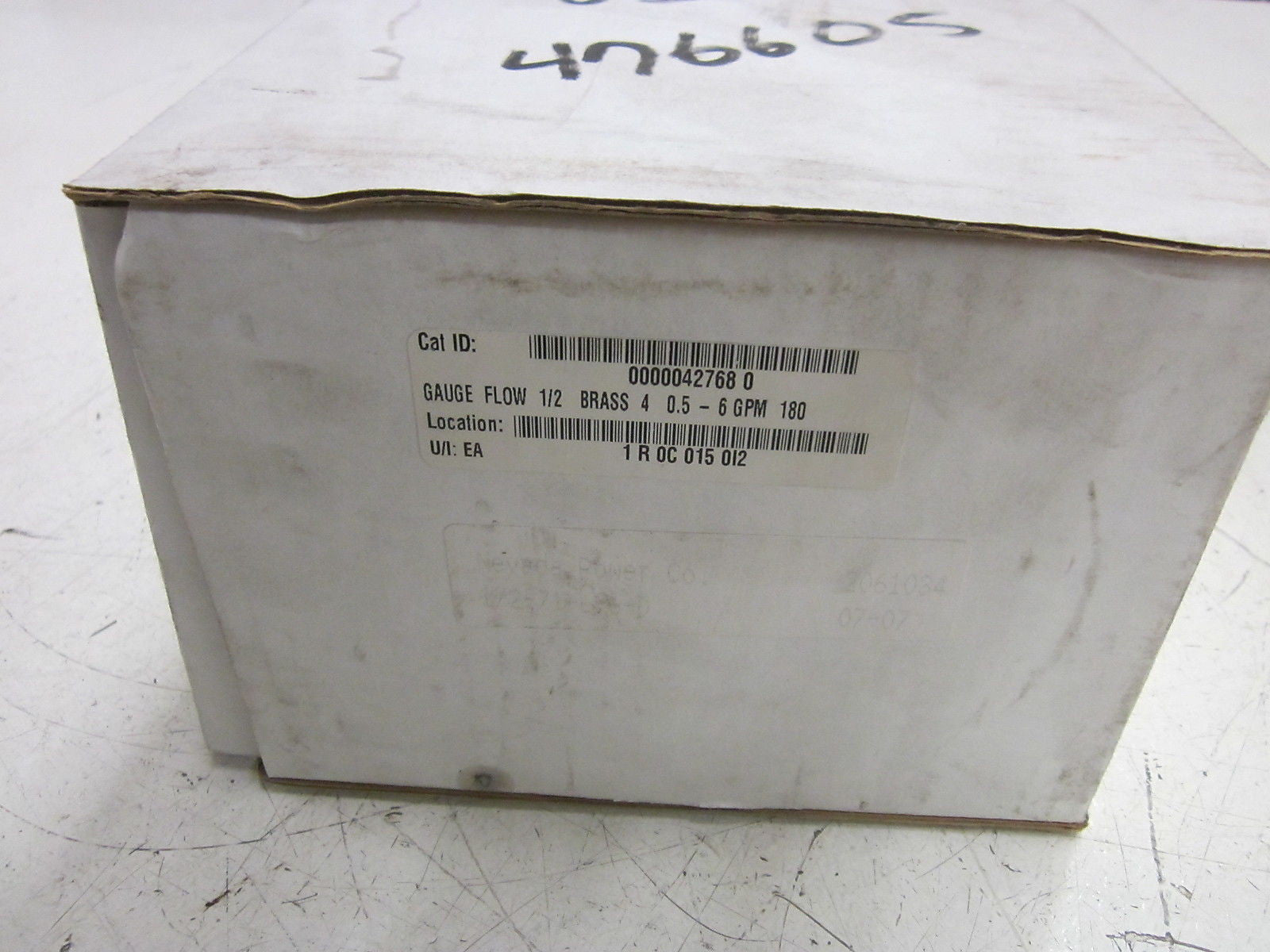 RCM INDUSTRIES 1/2-71-L-6-D GAUGE FLOW 1/2" .5-6.0GPM 180PSIG *NEW IN BOX*