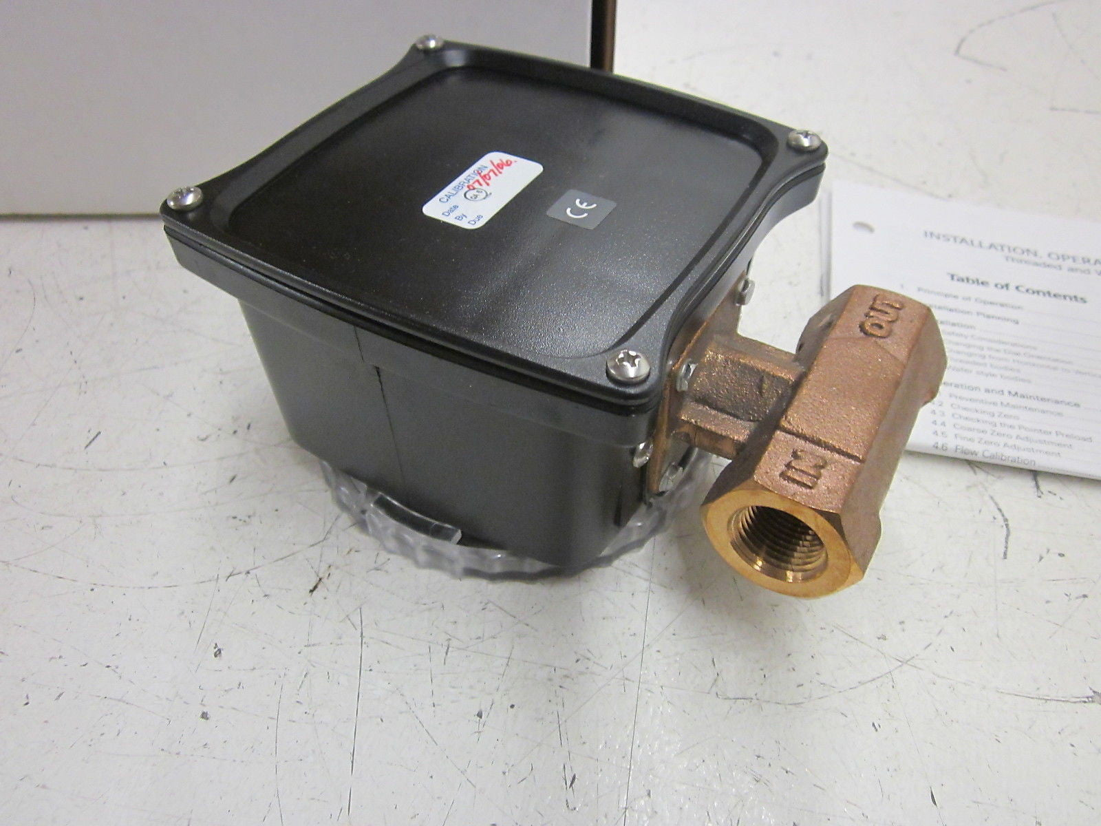 RCM INDUSTRIES 1/2-71-L-6-D GAUGE FLOW 1/2" .5-6.0GPM 180PSIG *NEW IN BOX*