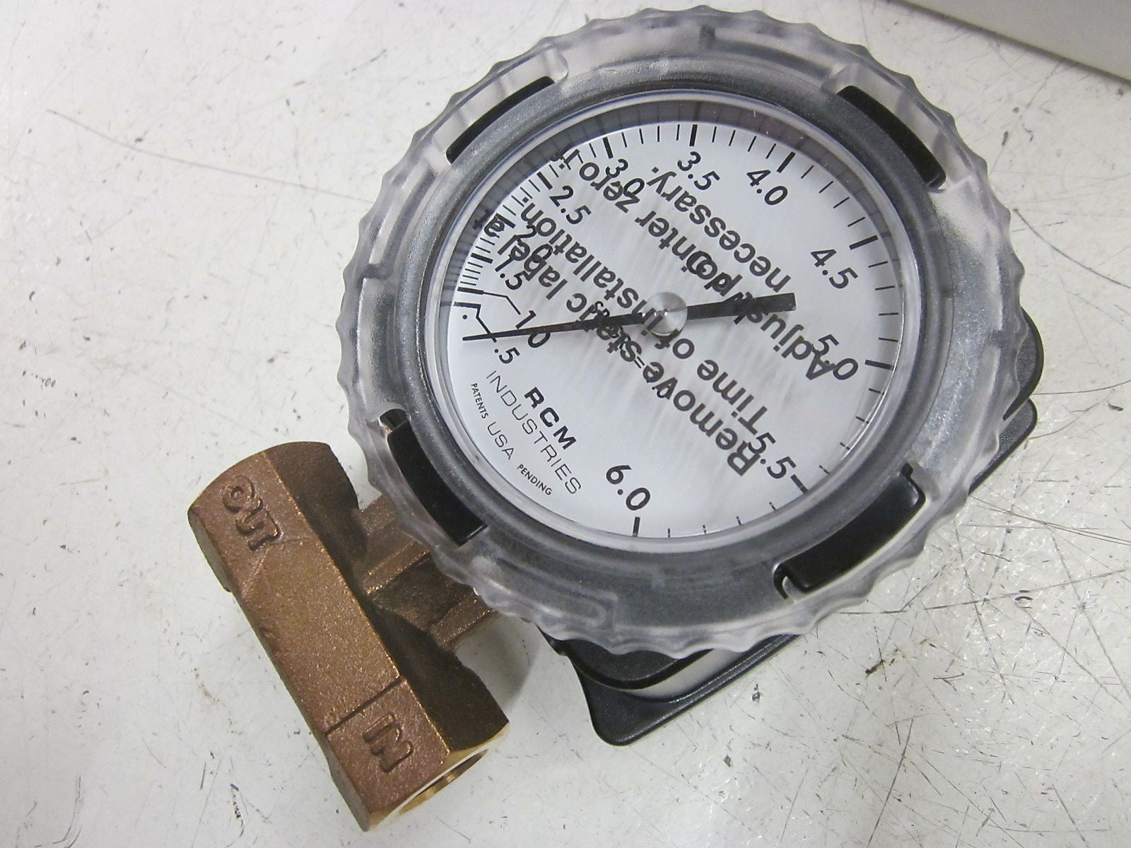 RCM INDUSTRIES 1/2-71-L-6-D GAUGE FLOW 1/2" .5-6.0GPM 180PSIG *NEW IN BOX*
