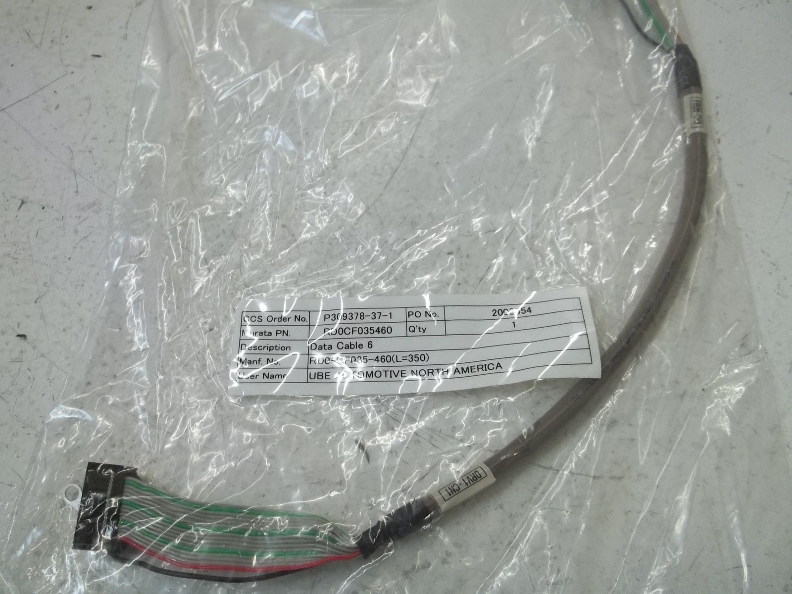 RD0CF035460 DATA CABLE 6 *NEW NO BOX*
