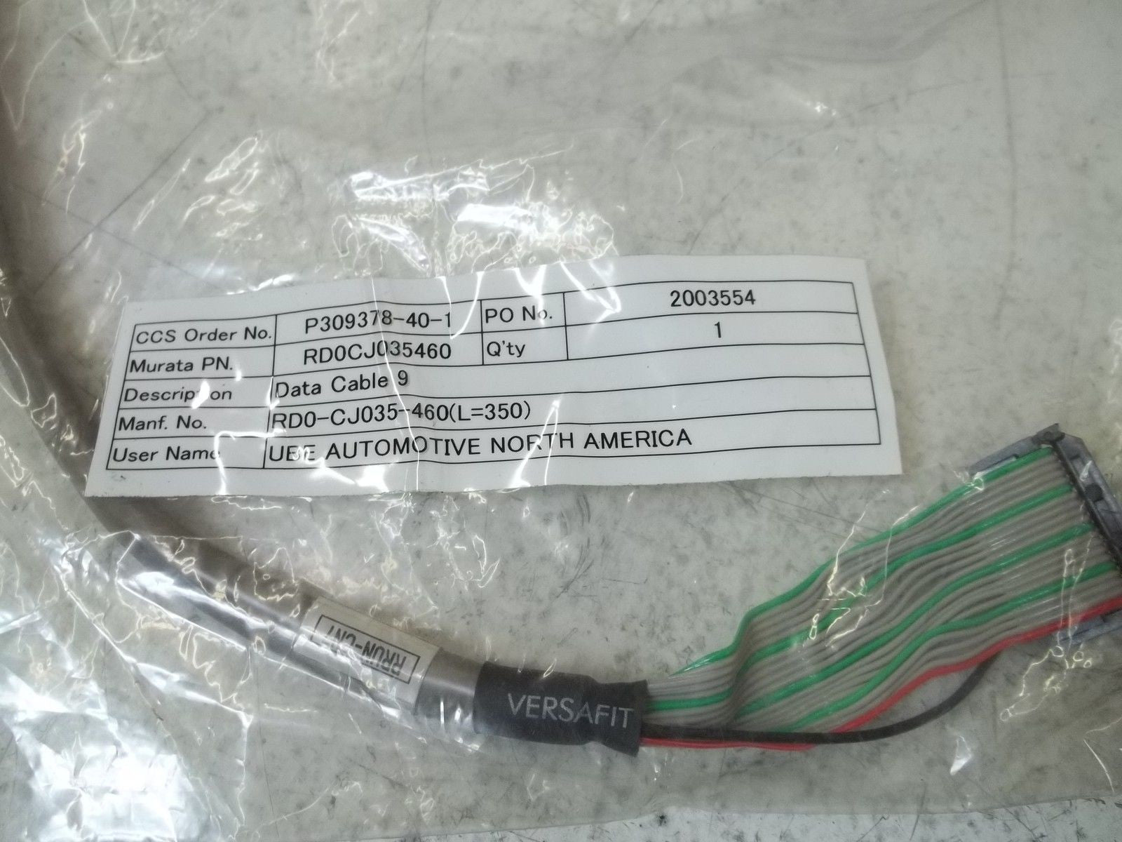 RD0CJ035460 DATA CABLE 9 *NEW NO BOX*