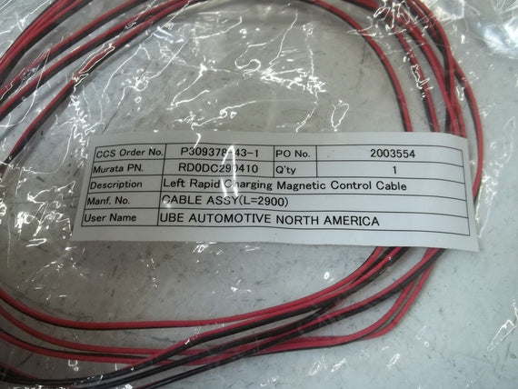 RD0DC290410 LEFT CHARGING MAGNETIC CONTROL CABLE *NEW NO BOX*