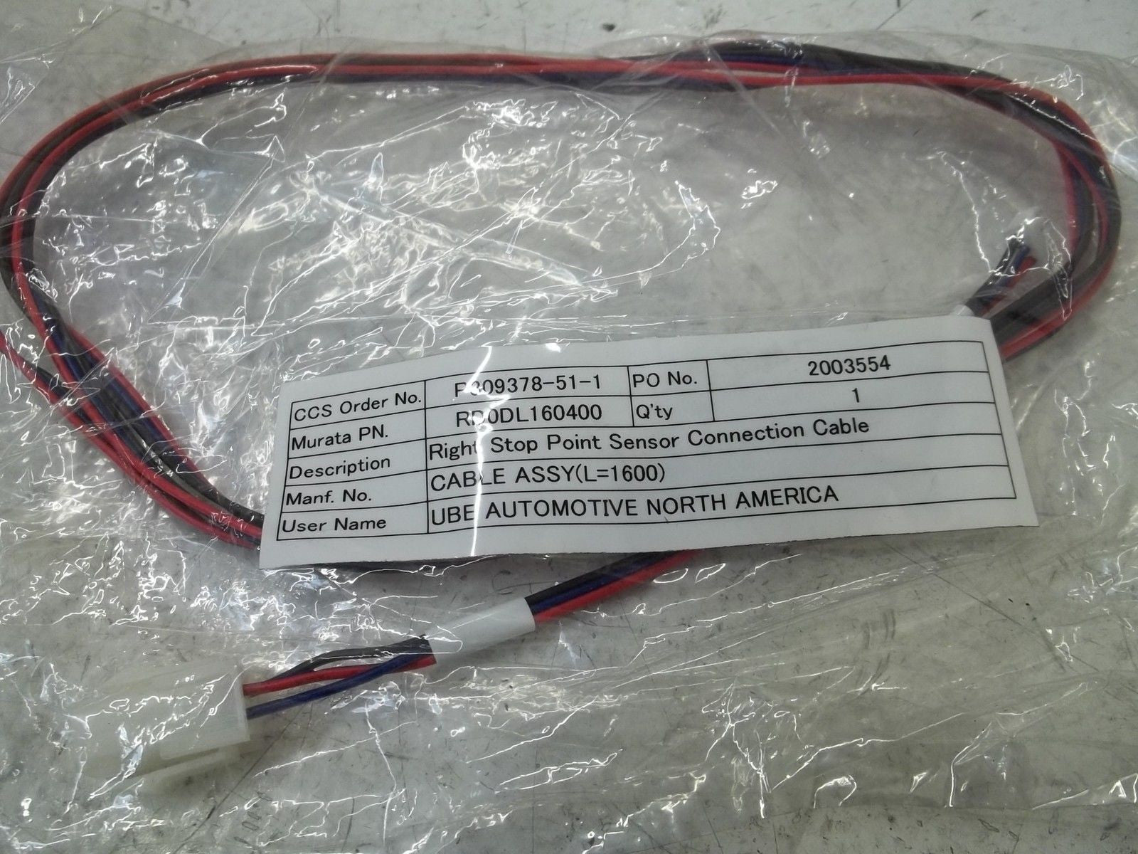 RD0DL160400 RIGHT-STOP POINT SENSOR *NEW NO BOX*