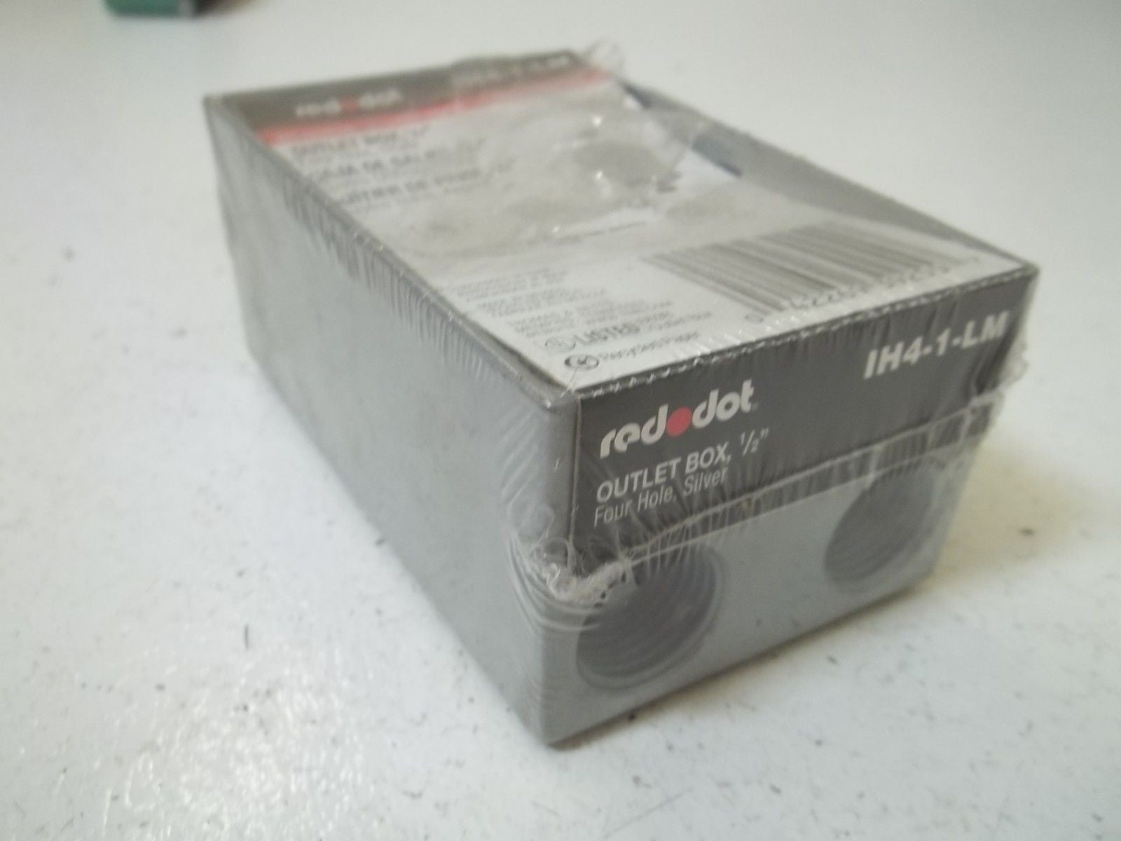 RED DOT IH4-1-LM OUTLET BOX 1/2" *NEW NO BOX*