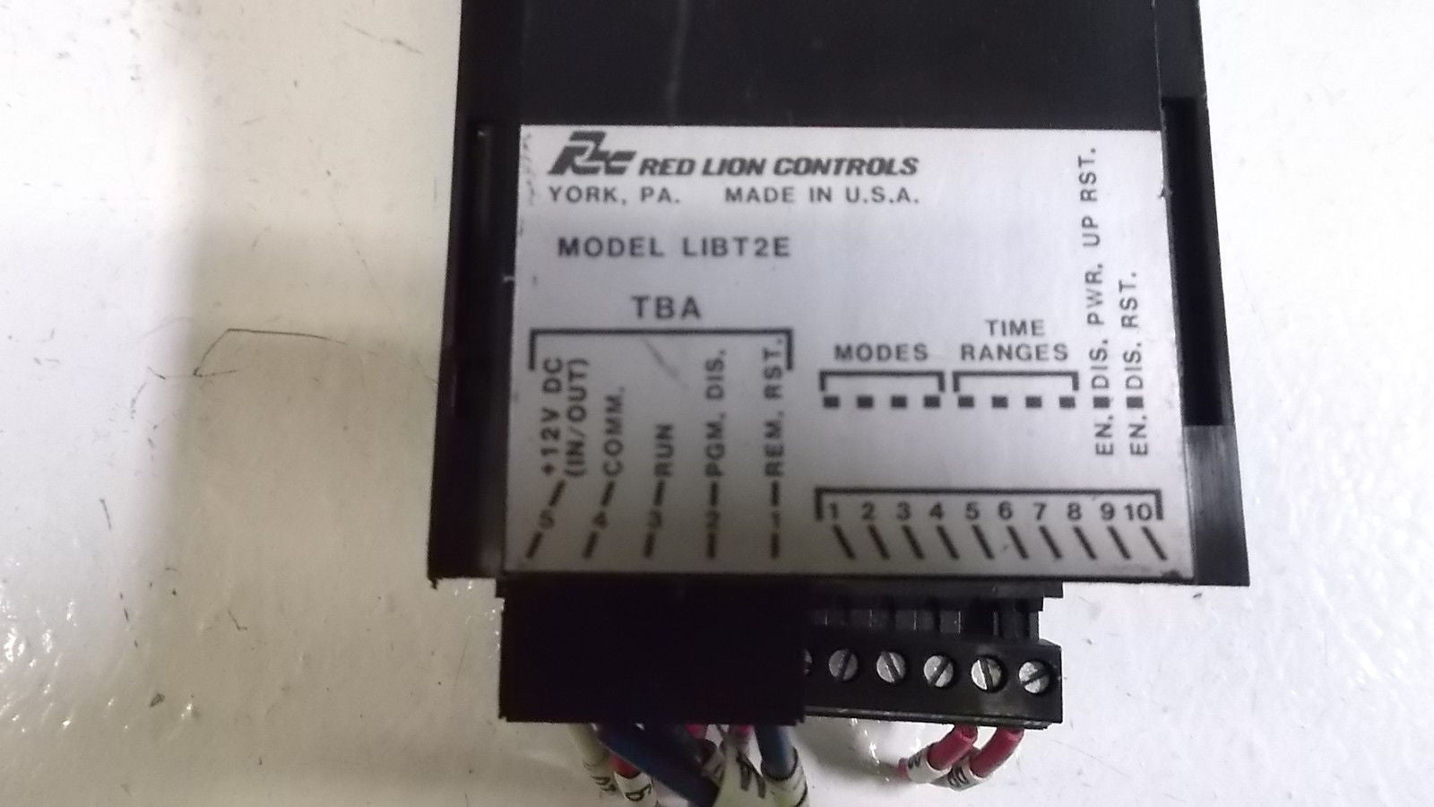RED LION CONTROLS LIBT2E TIMER *USED*
