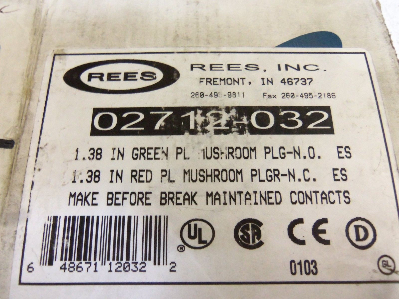 REES 02712-032 *NEW*