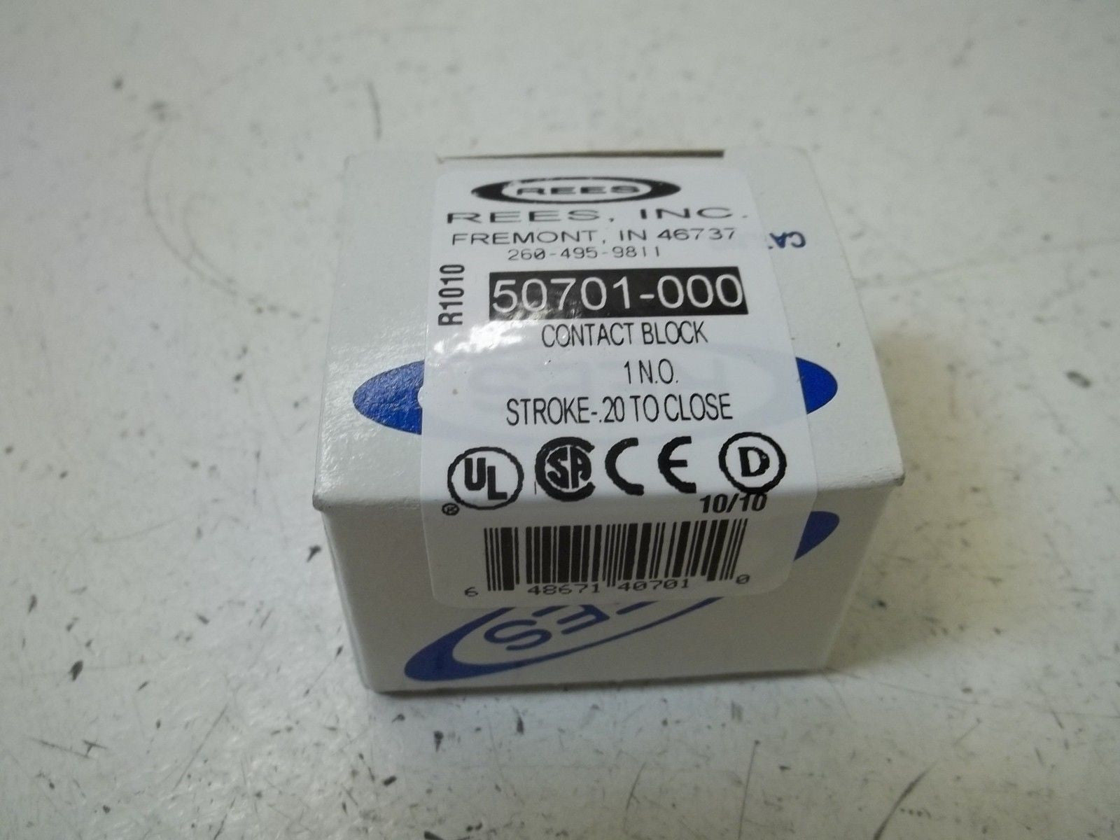 REES 50701-000 CONTACT BLOCK *NEW IN BOX*