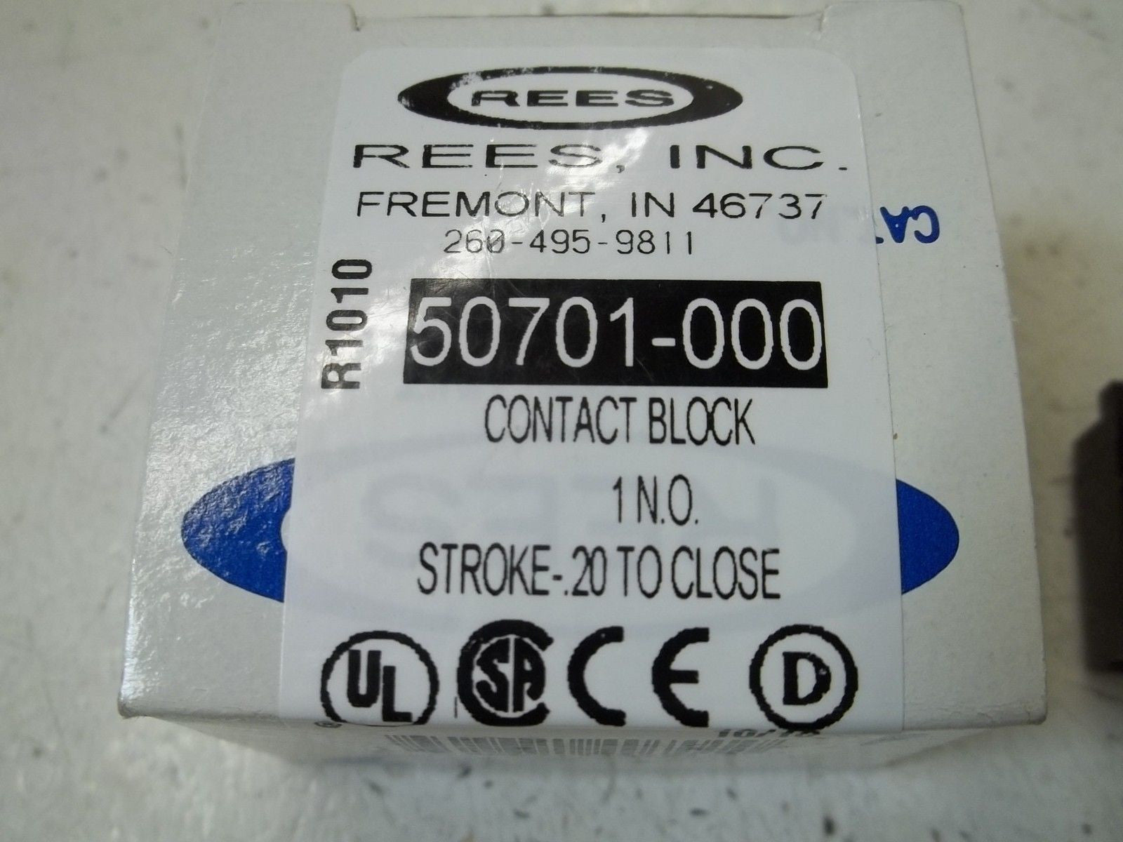 REES 50701-000 CONTACT BLOCK *NEW IN BOX*