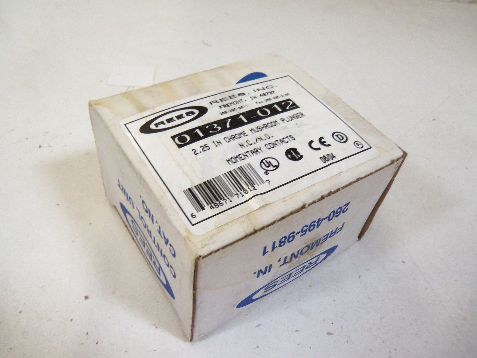 REES 01371-012 CHROME MUSHROOM PLUNGER *NEW IN BOX*