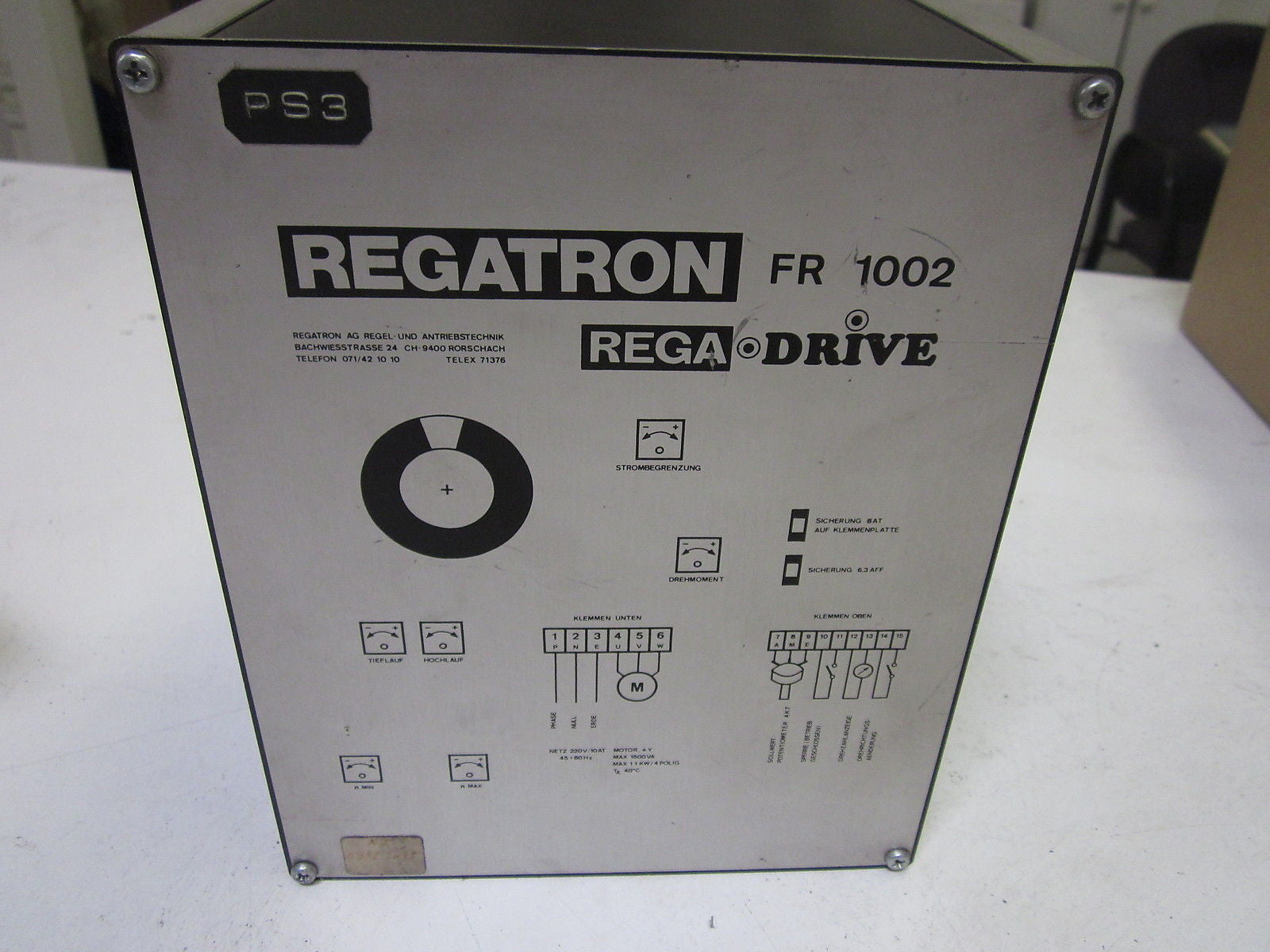REGATRON FR 1002 *USED*