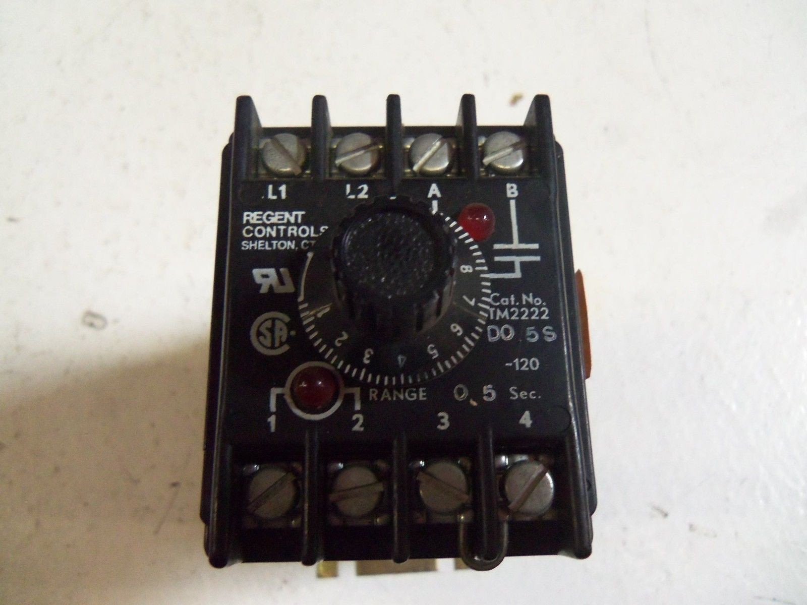 REGENT CONTROLS TM2222 SOLID-STATE TIMER *USED*
