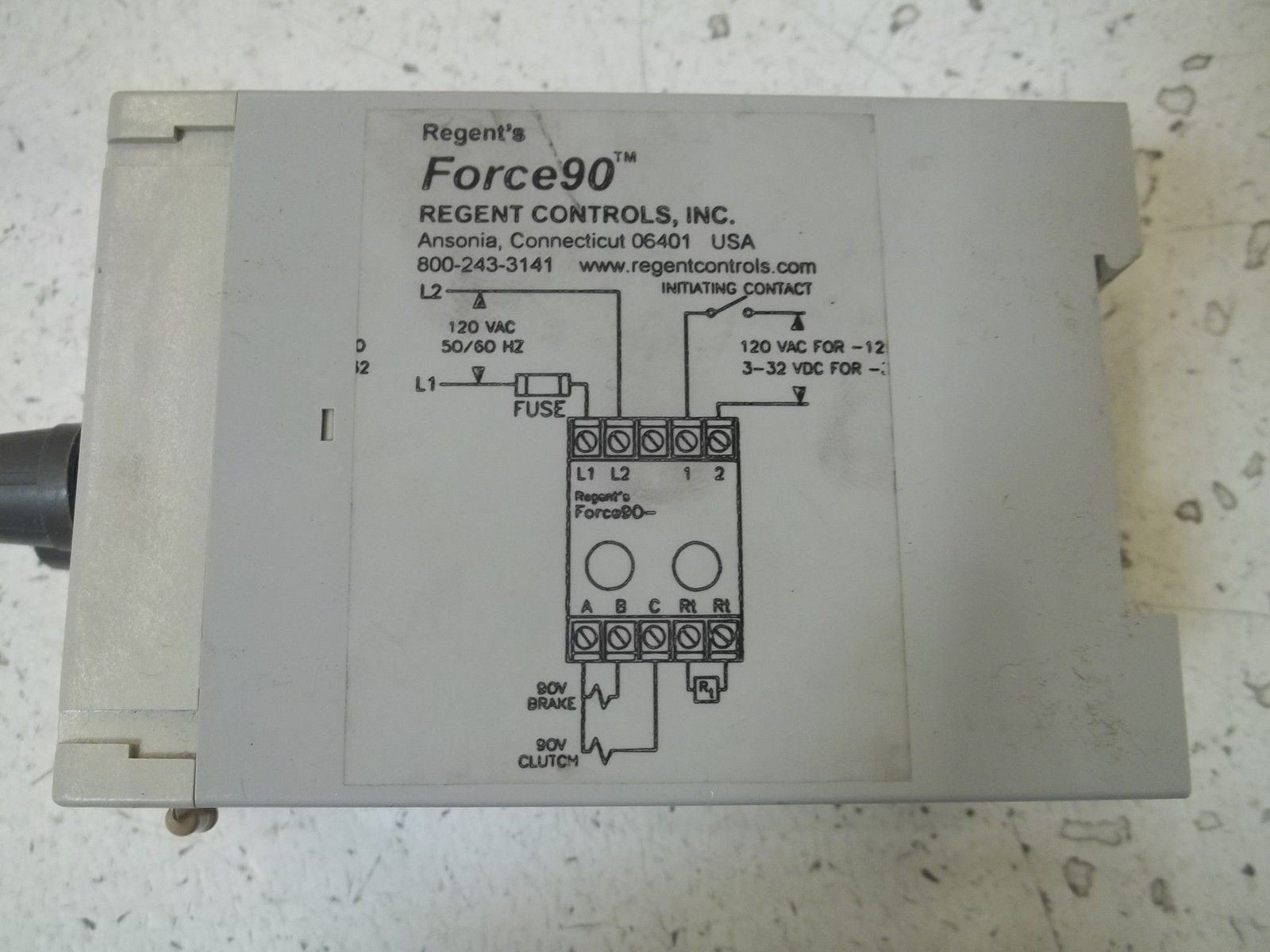 REGENT CONTROLS FORCE90 TORQUE CONTROL *USED*