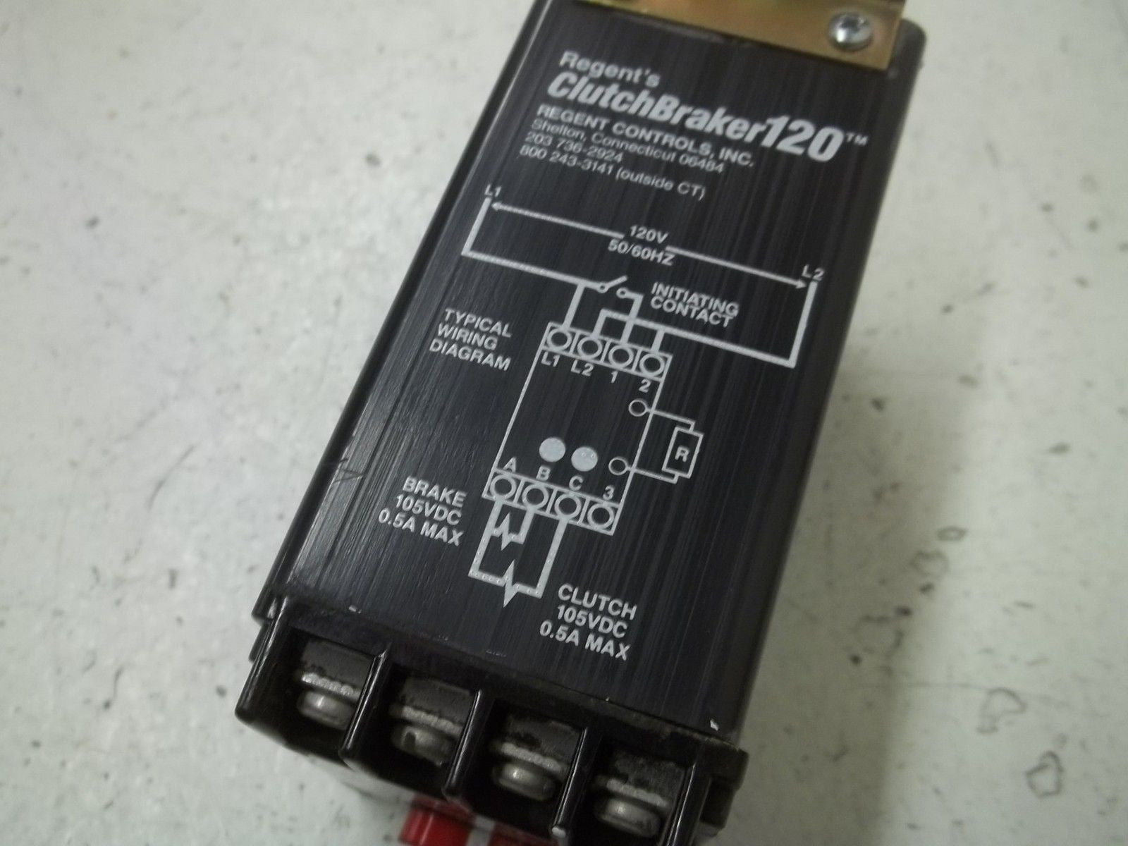 REGENT CONTROLS CLUTCHBRAKER120 CLUTCH BRAKE CONTROL *USED*