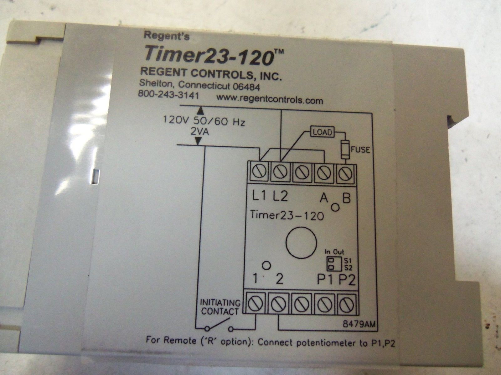 REGENT CONTROLS TIMER23-120 *NEW IN BOX*
