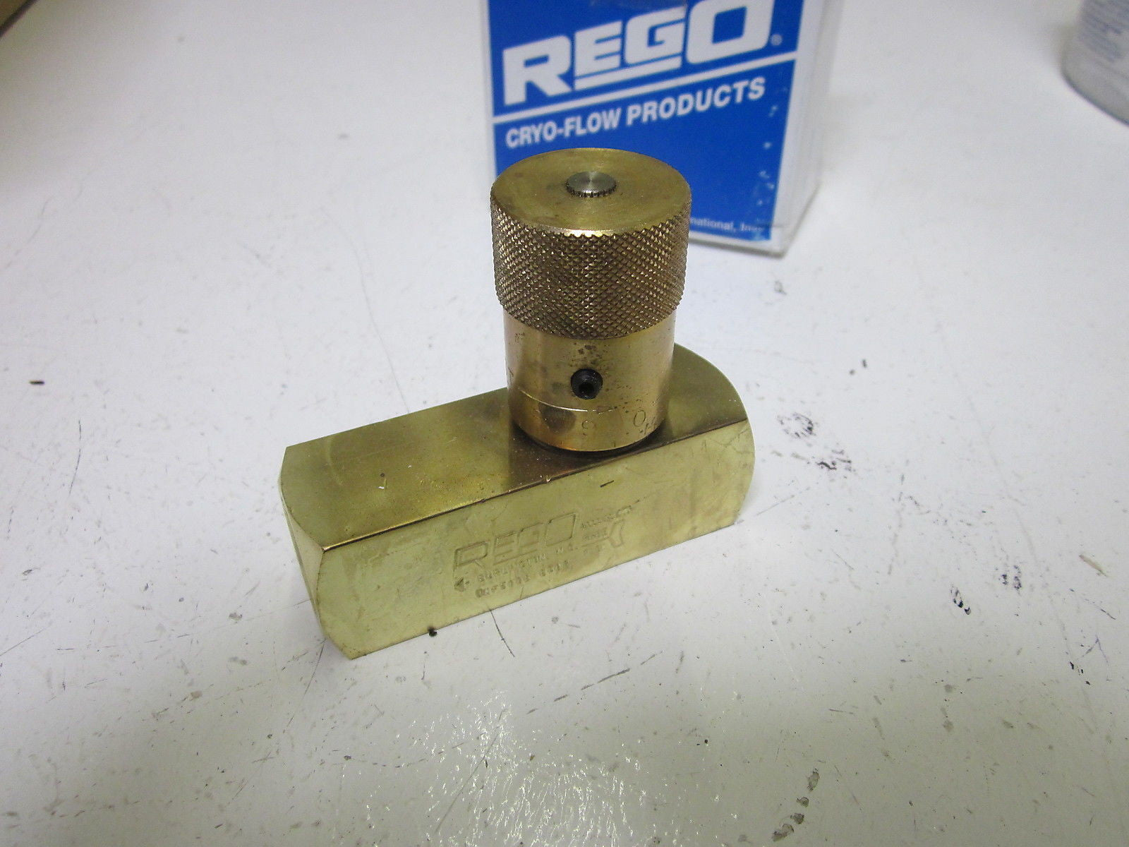REGO TMF500B BRASS FLOW CONTROL CHECK VALVE 2000PSI  *NEW IN BOX*
