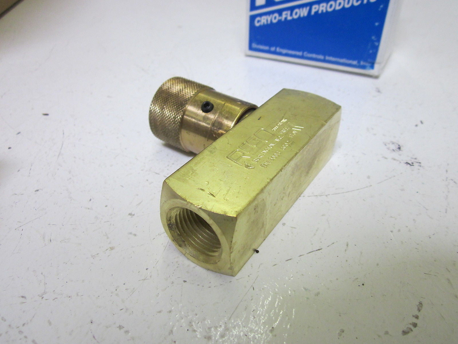 REGO TMF500B BRASS FLOW CONTROL CHECK VALVE 2000PSI  *NEW IN BOX*