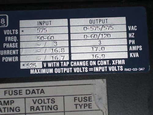 RELCON DL15150A AC DRIVE *USED*