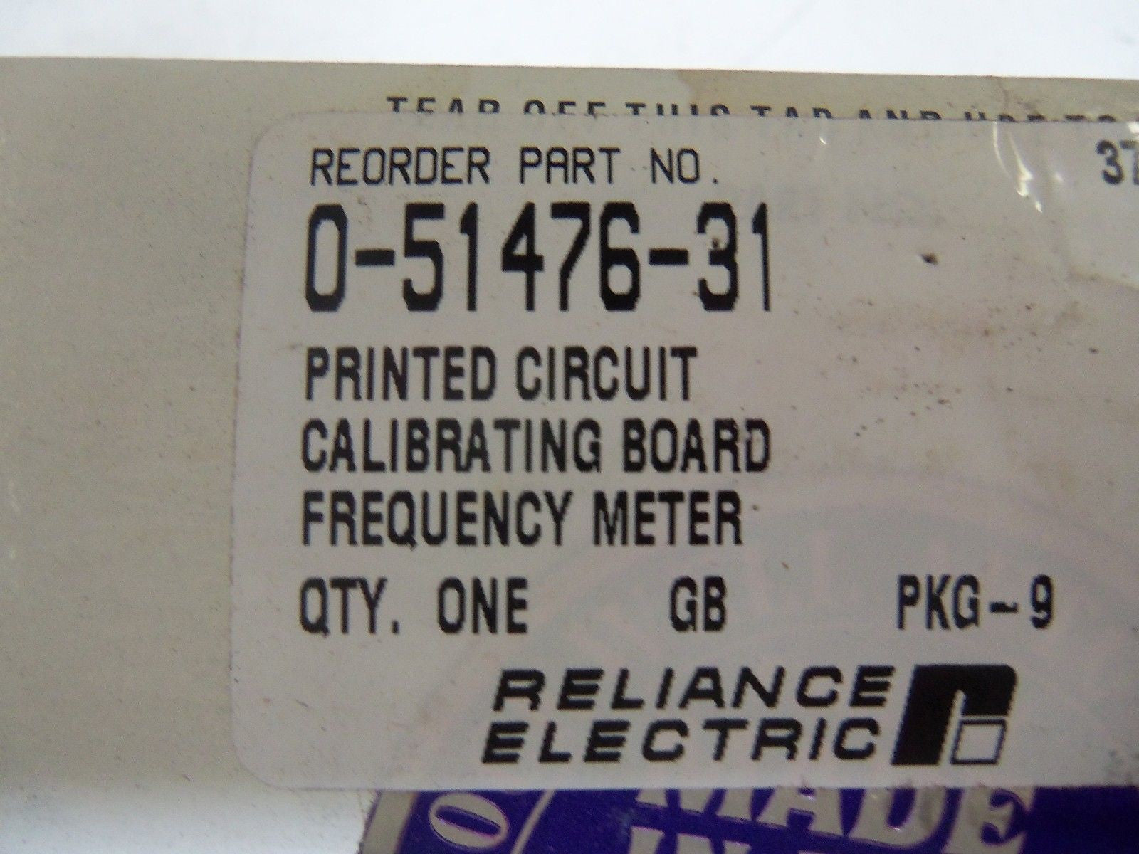 RELIANCE 0-51476-31 *NEW IN BOX*