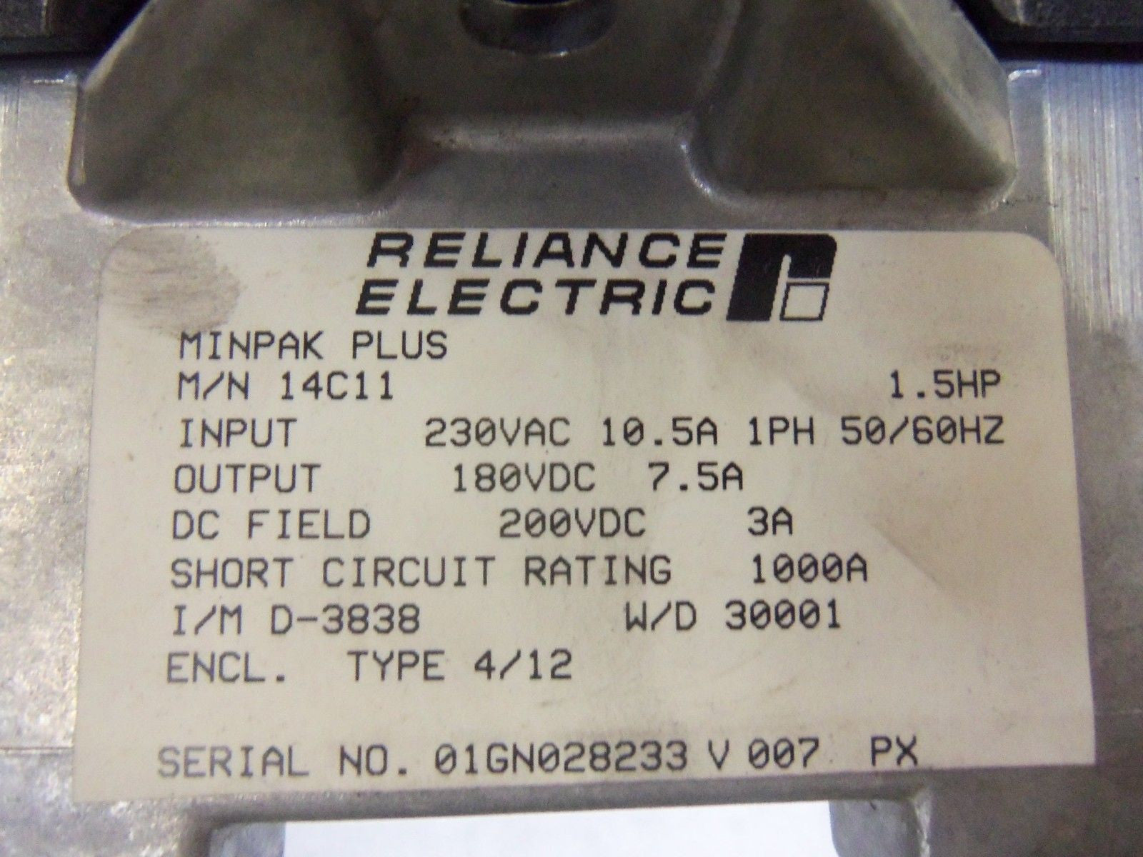 RELIANCE 14C11 DRIVE MINIPAK *USED*