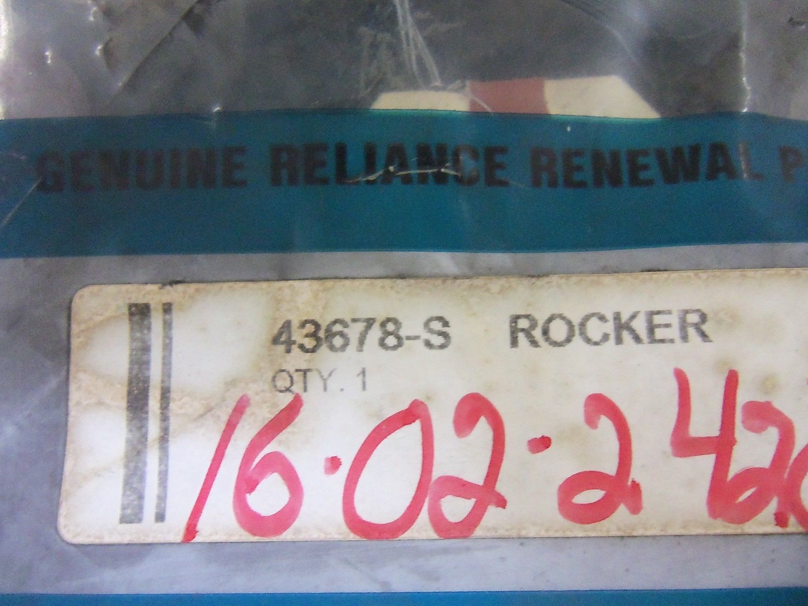 RELIANCE 43678-S *NEW IN FACTORY BAG*