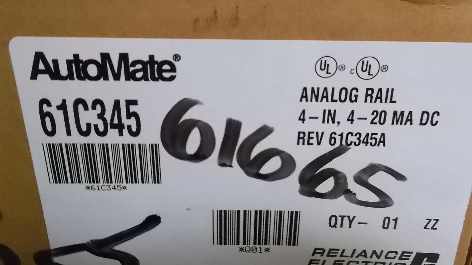 RELIANCE 61C345A INPUT MODULE *NEW IN BOX*