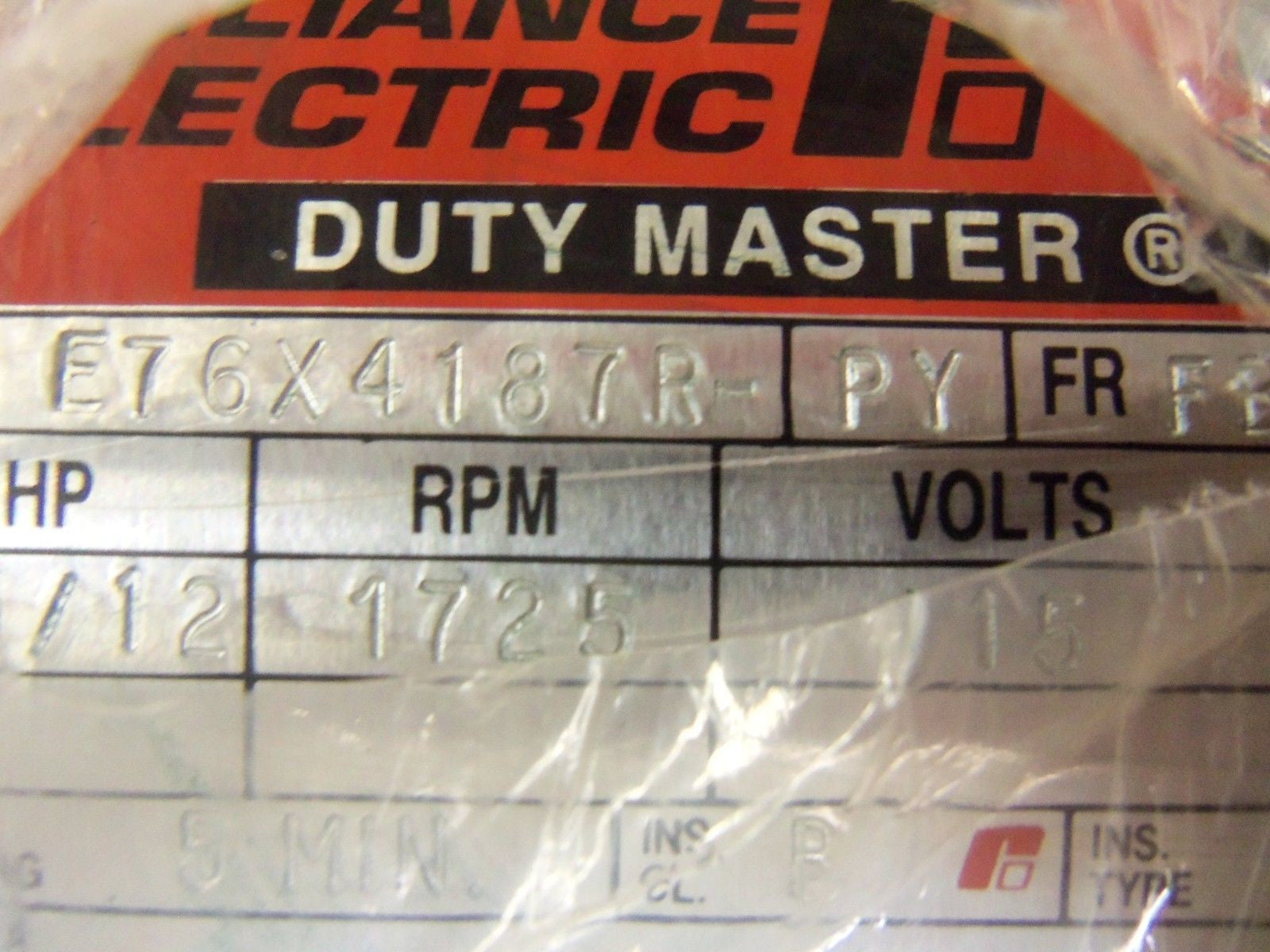 RELIANCE E76X4187R-PY *NEW IN BOX*